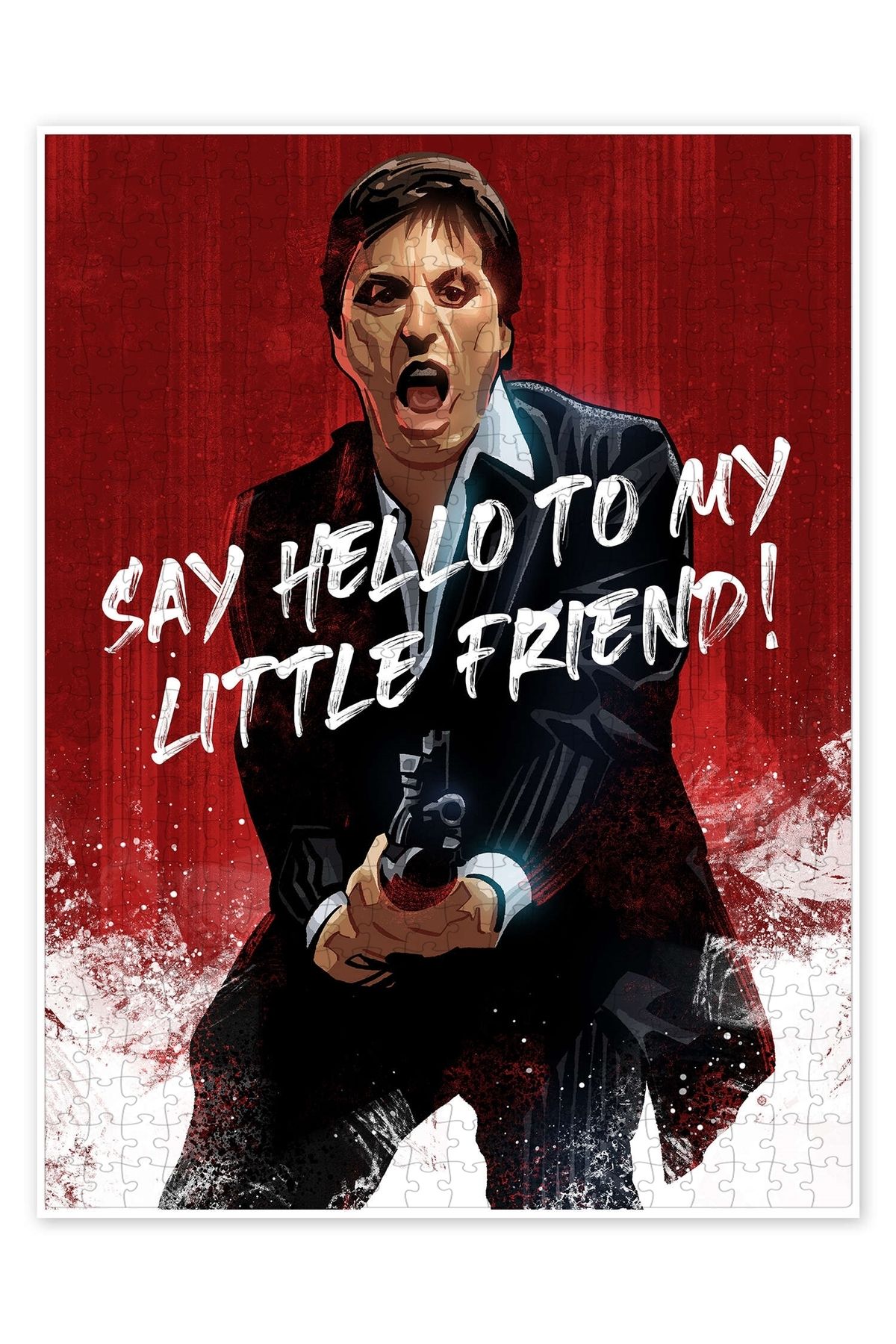Jeronkarji Scarface 500 Parça Puzzle Yapboz Klasik Film Temalı