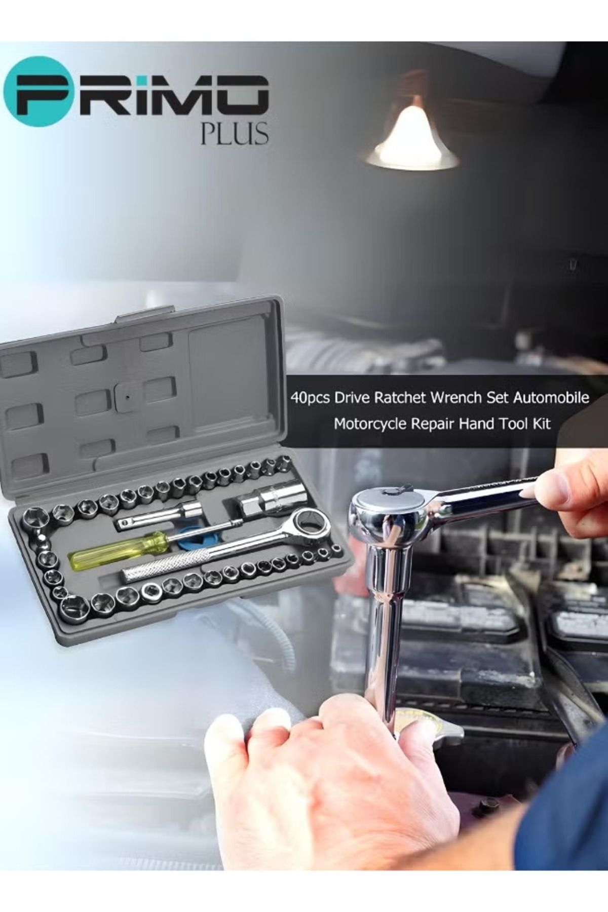 Primo Plus-40 PCs Combination Socket Wrench Set 7