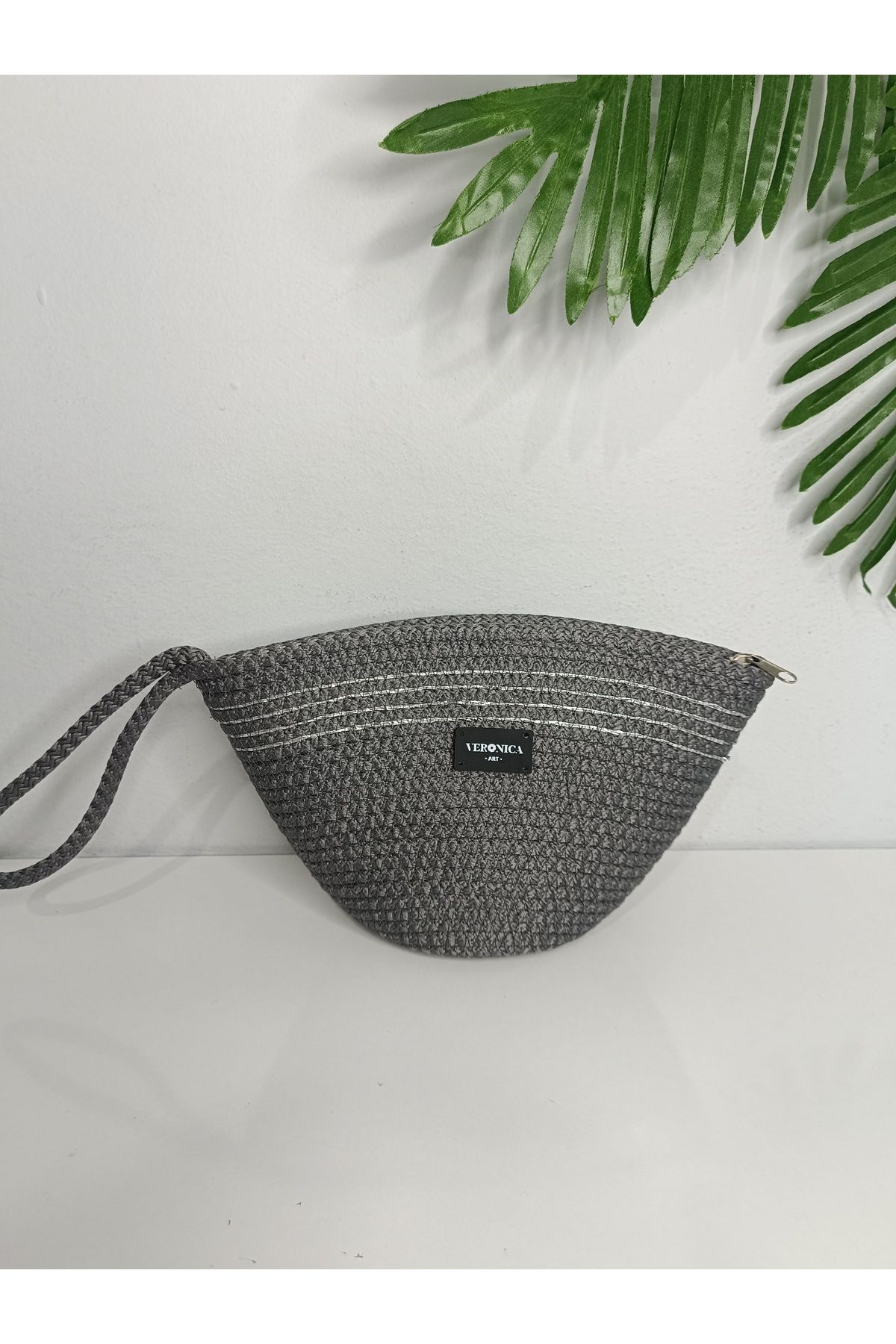 VeronicA Clutch el çantası , polyester Tress çanta