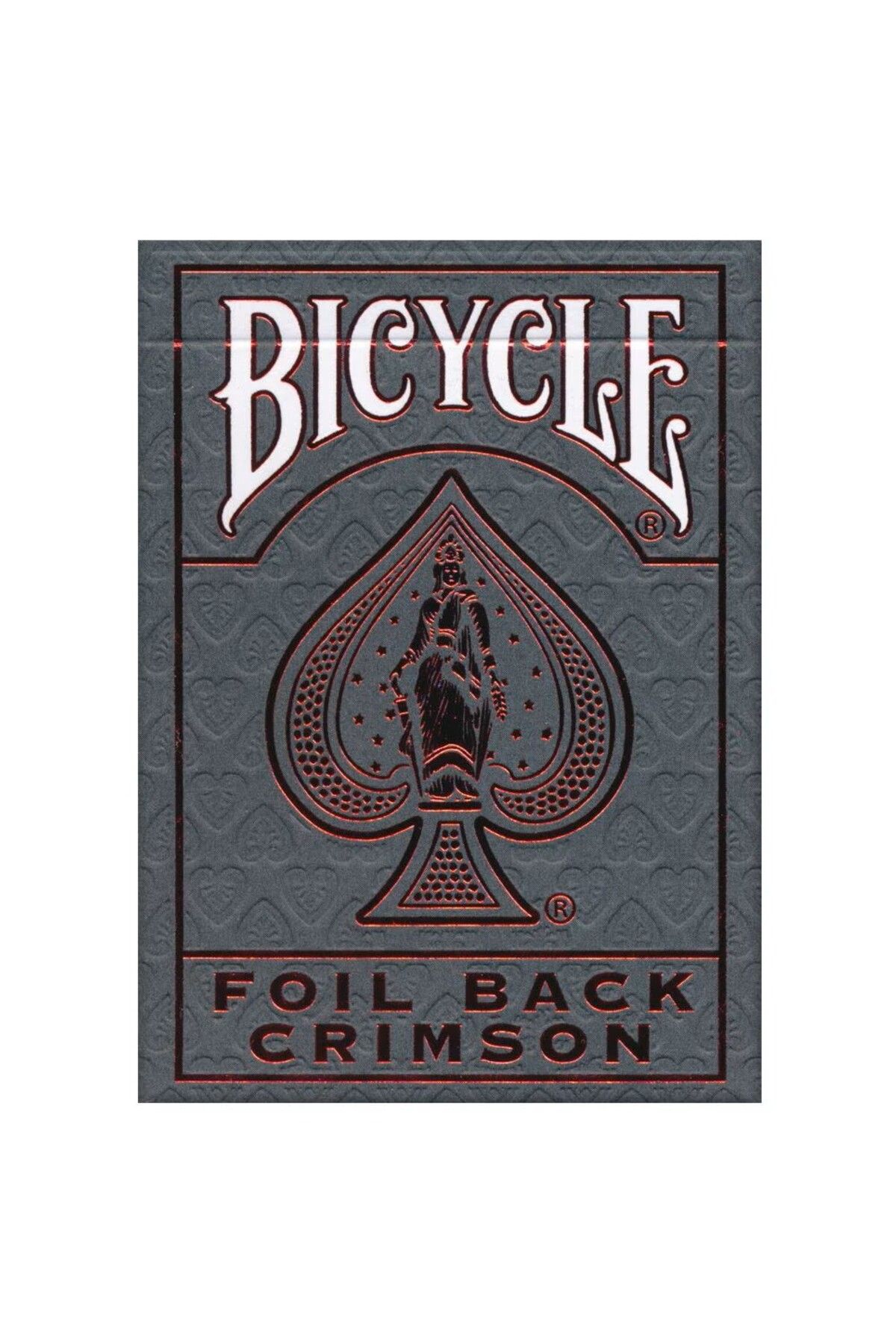 Bicycle ® Foil Back Crimson Oyun İskambil Kartı