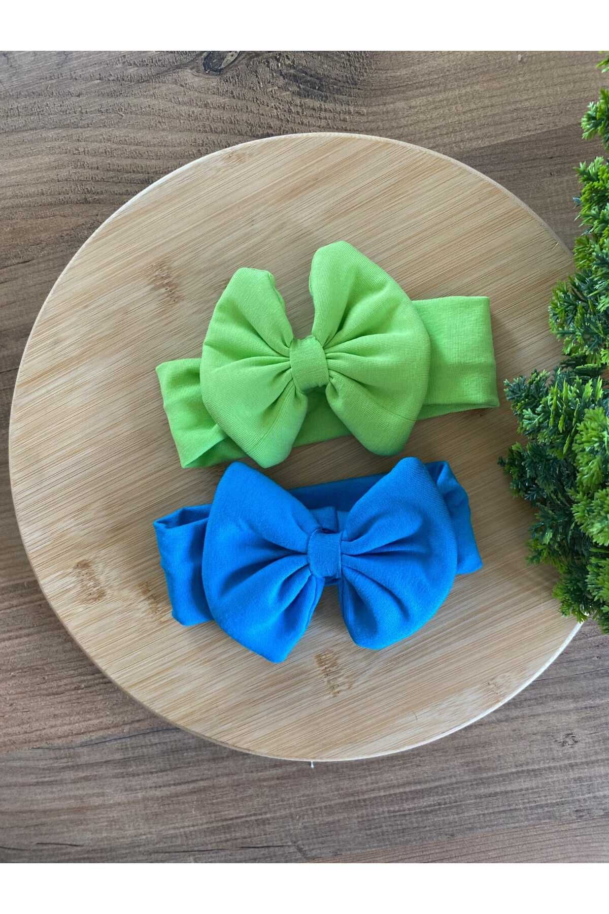 KAYRASTORETESETTÜR Bebeğin İçin En Konforlu Bandana Seti, 0-3 Yaş Yazlık Penye Fiyonk Bebek Bandana