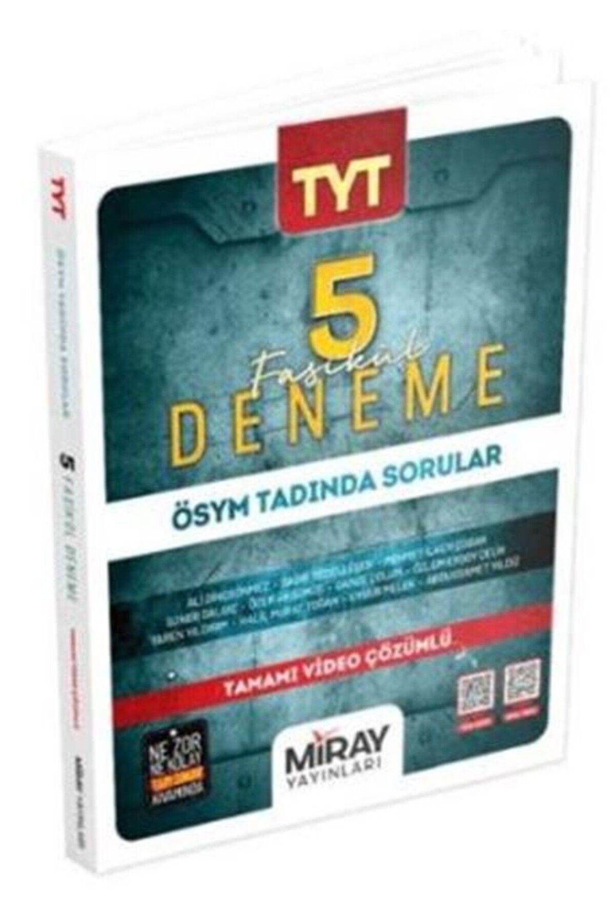 Miray Yayınları TYT Tüm Dersler Fasikül 5 Deneme Çözümlü Miray Yayınları