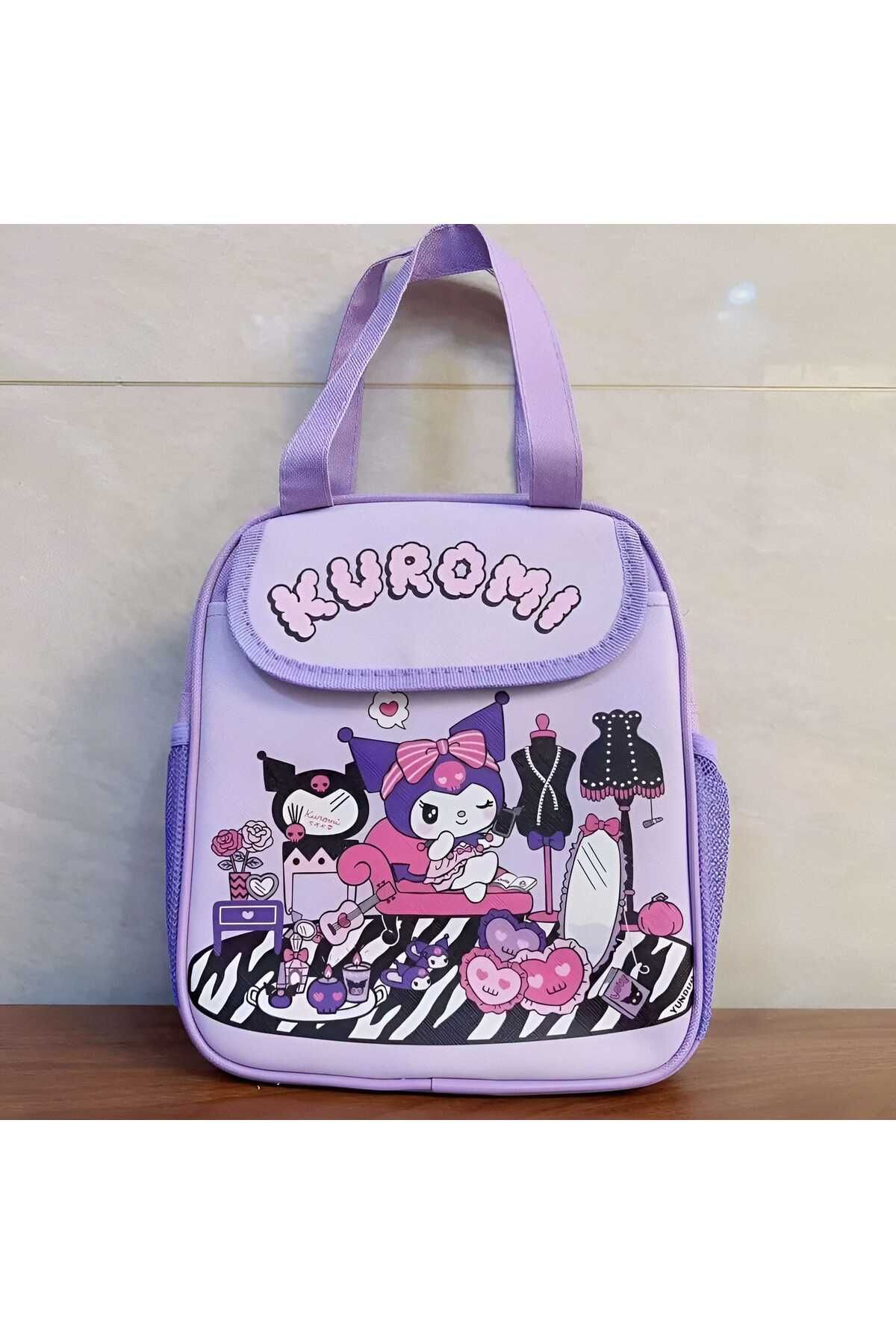 KumOziShop Sanrio Kuromi Hello Kitty Termal Beslenme Çantası