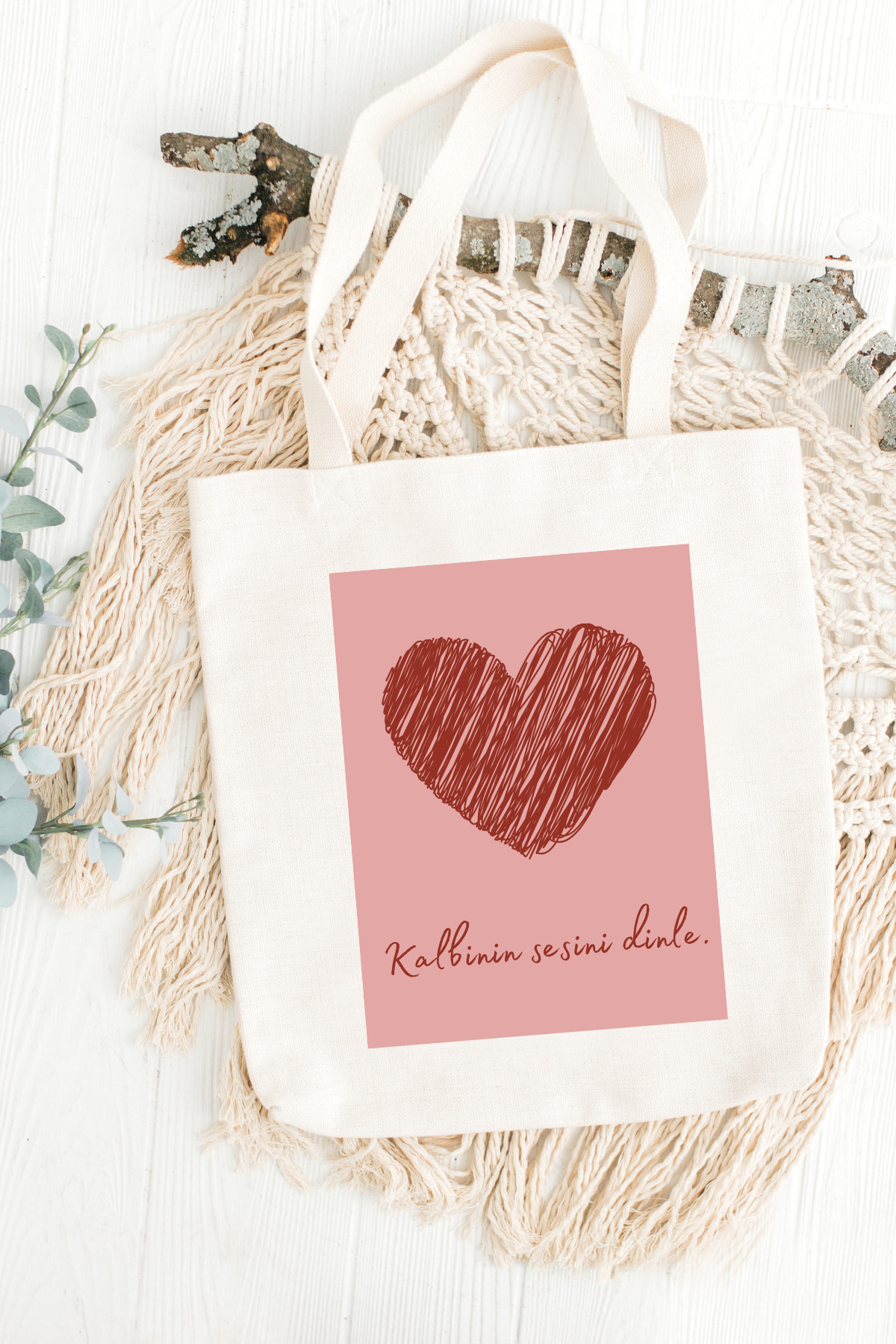 Listen to Your Heart Cloth Bag