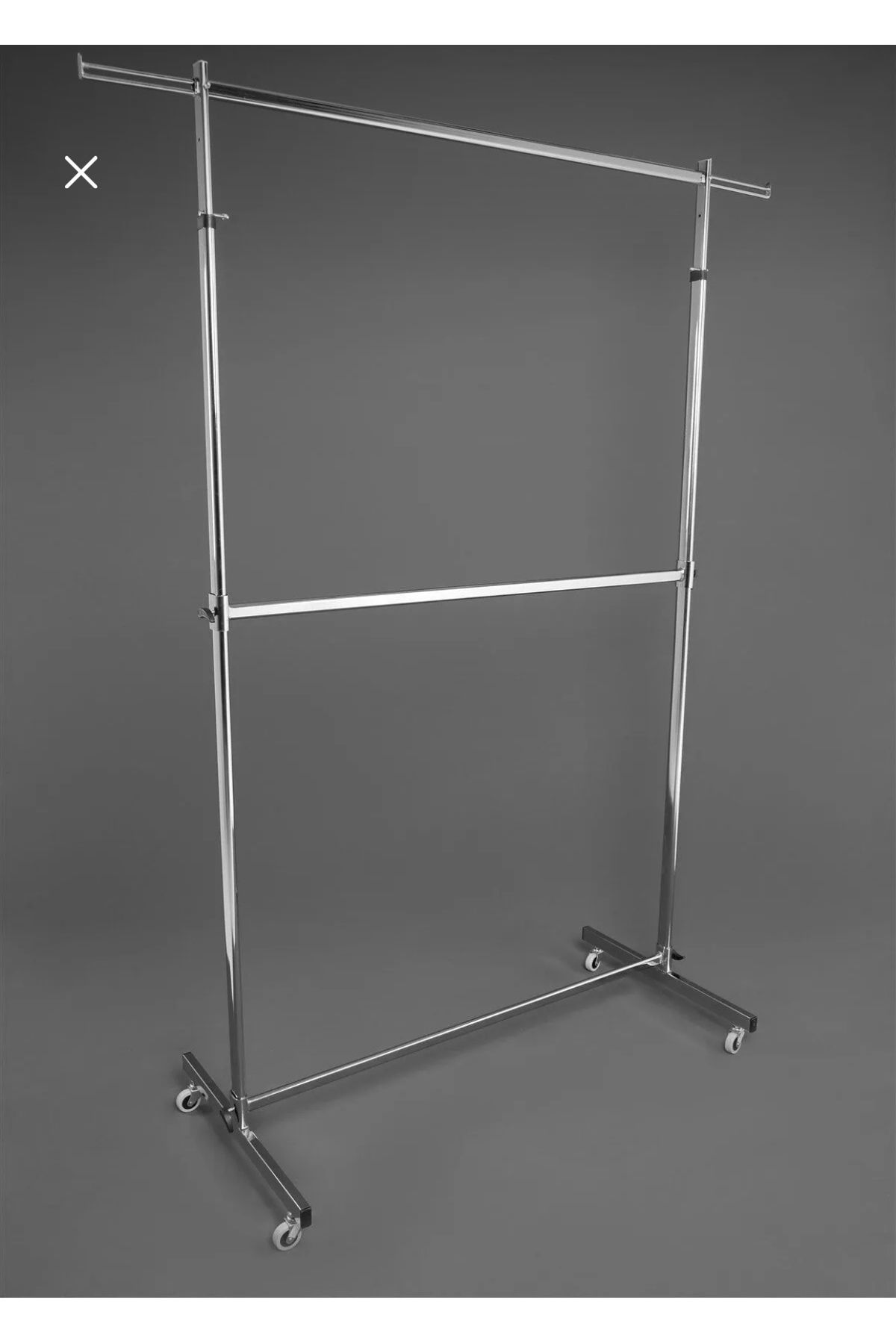 Çelik Çift 2 katlı askılık eşek stand