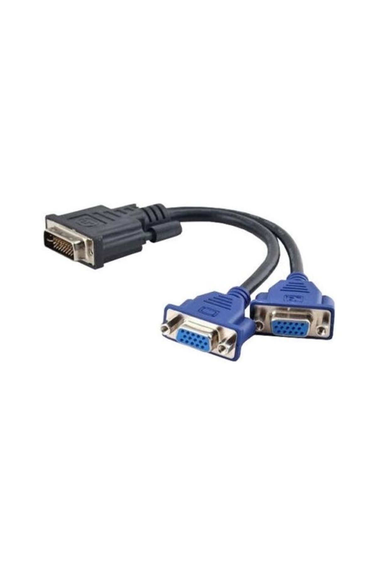 Zilevo Dvi To Vga Y Çoğaltıcı Çoklayıcı Switch Splitter Kablosu