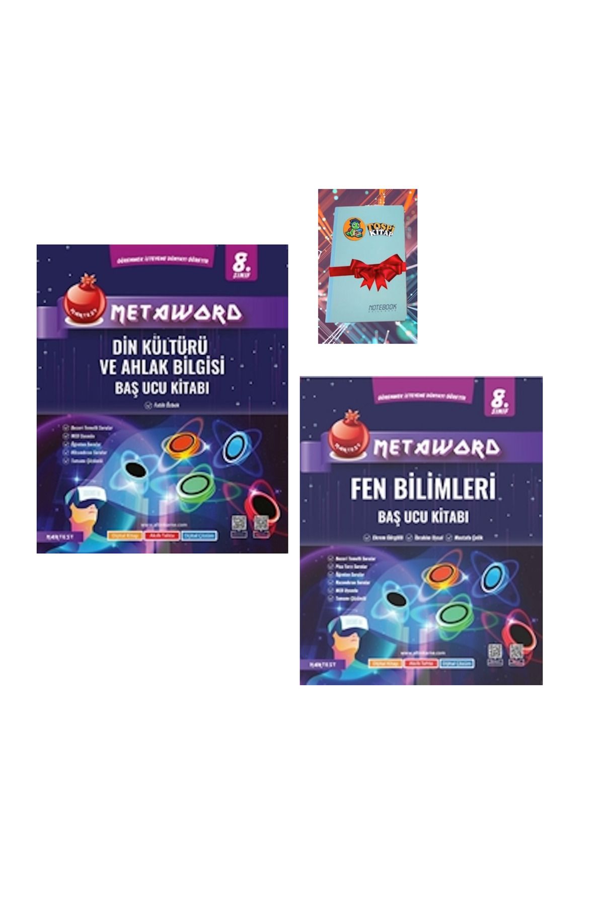 Nartest Yayınları 8. Sınıf Metaword DİN KÜLTÜRÜ + FEN BİLİMLERİ ( NOT DEFTERİ HEDİYE)