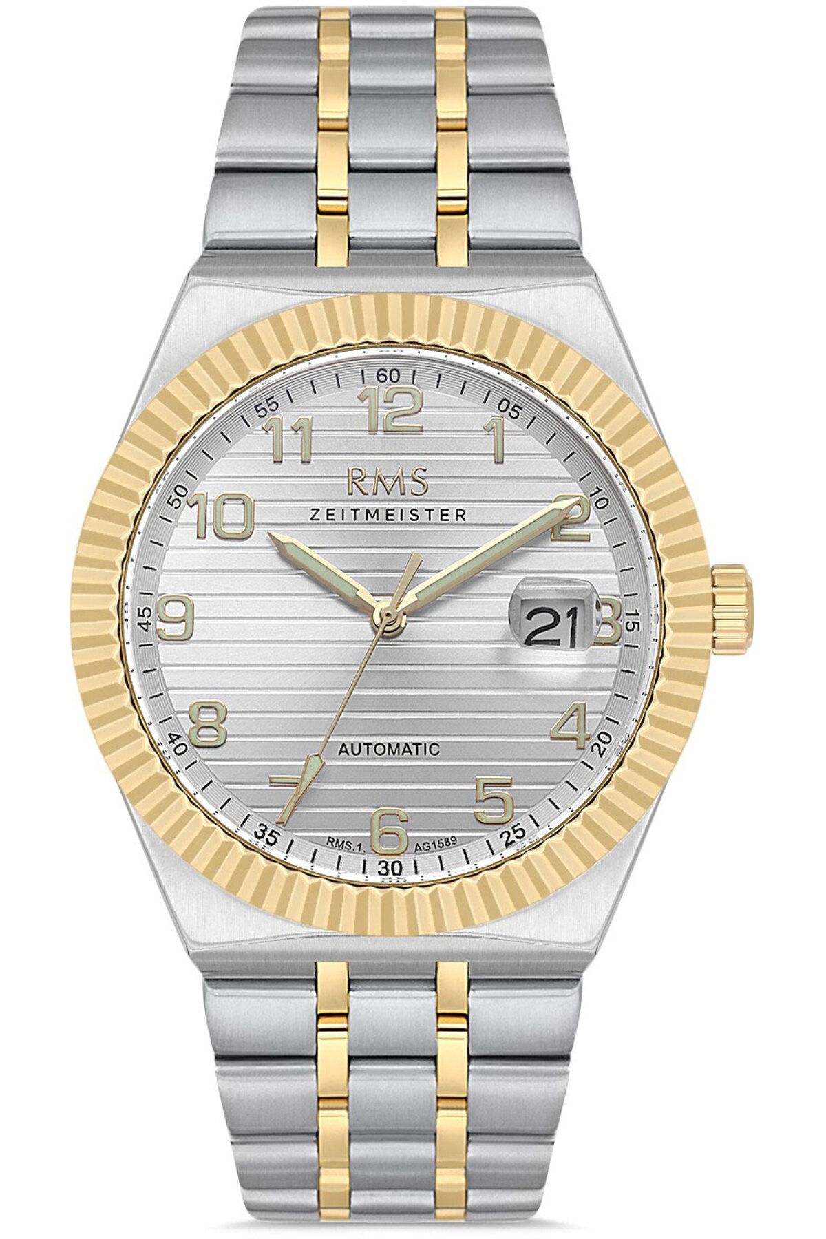 RMS ERKEK KOL SAATİ RMS.1.AG1589.12 GÜMÜŞ-GOLD