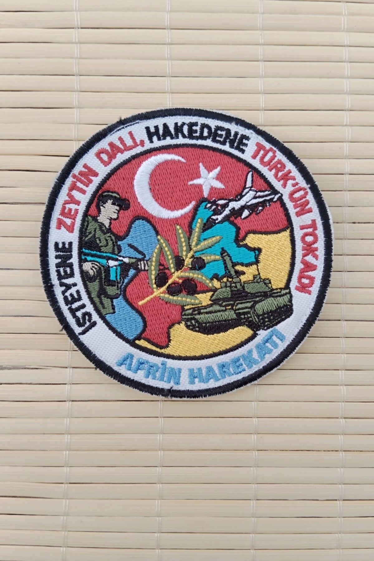 İZMİR ASKERİ MALZEME isteyene Zeytin Dali Hakedene Turkun Tokadi Afrin Harekati Nakis islemeli Arma