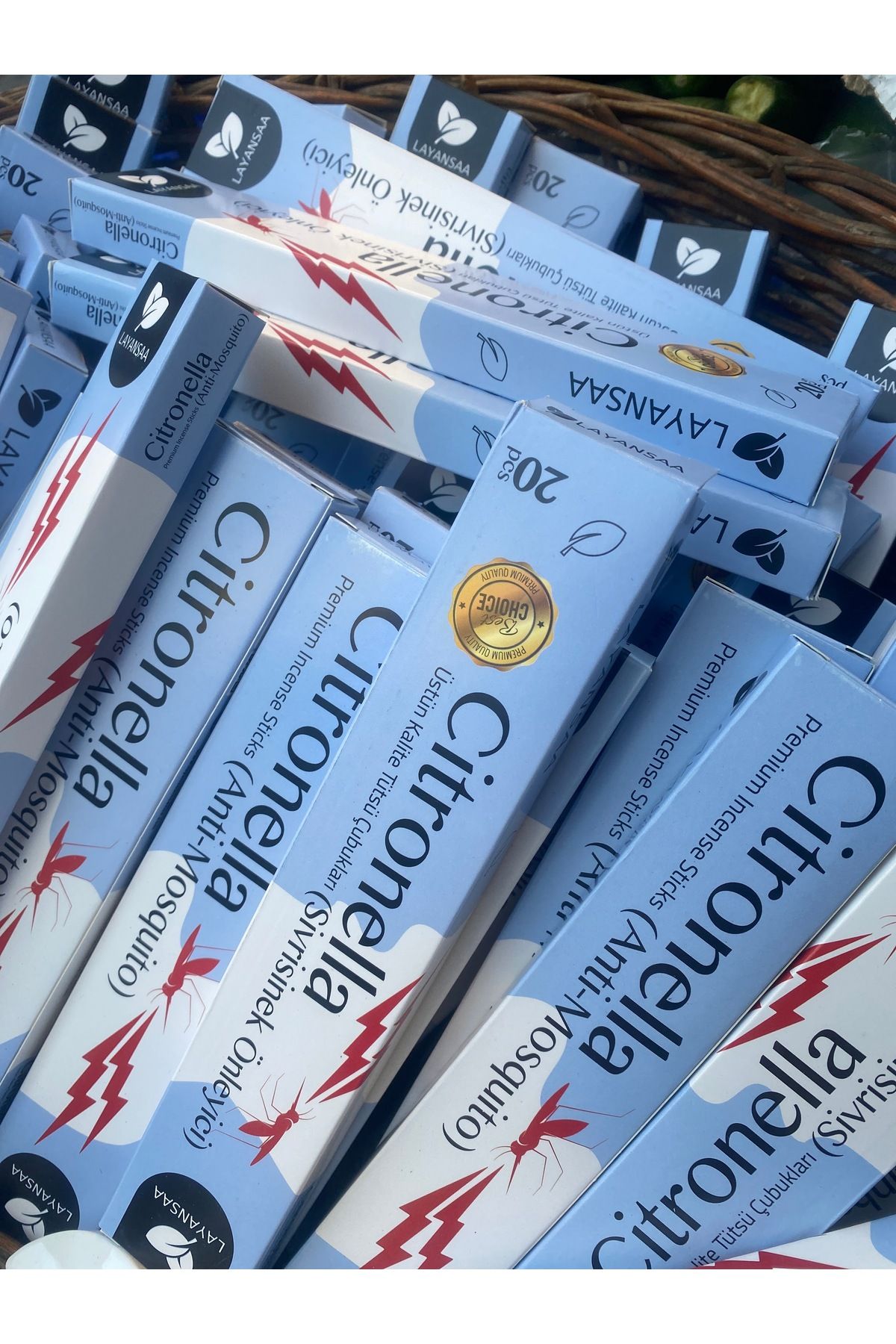 Citronella Sivrisinek önleyici tütsü 1paket