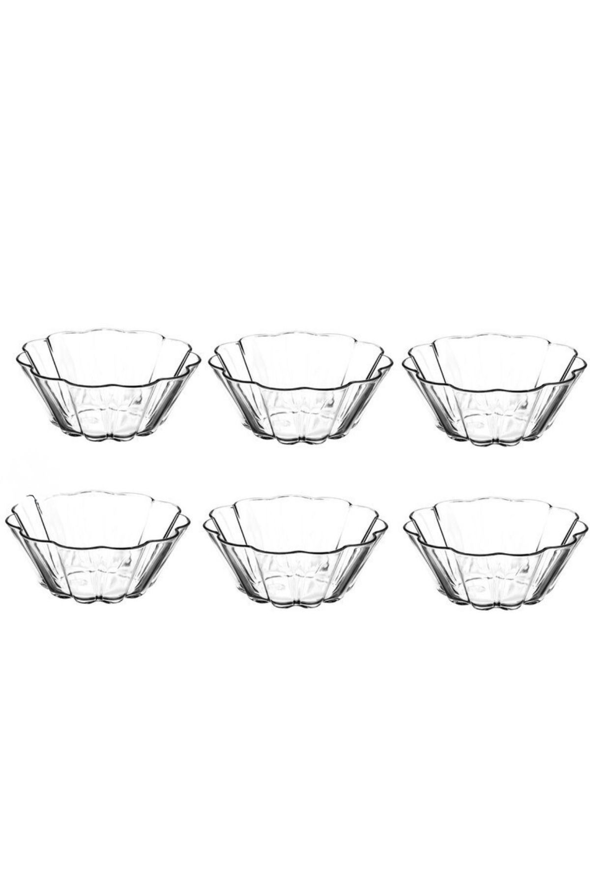 heybecollection 6'Lı Elınor Cam Kase