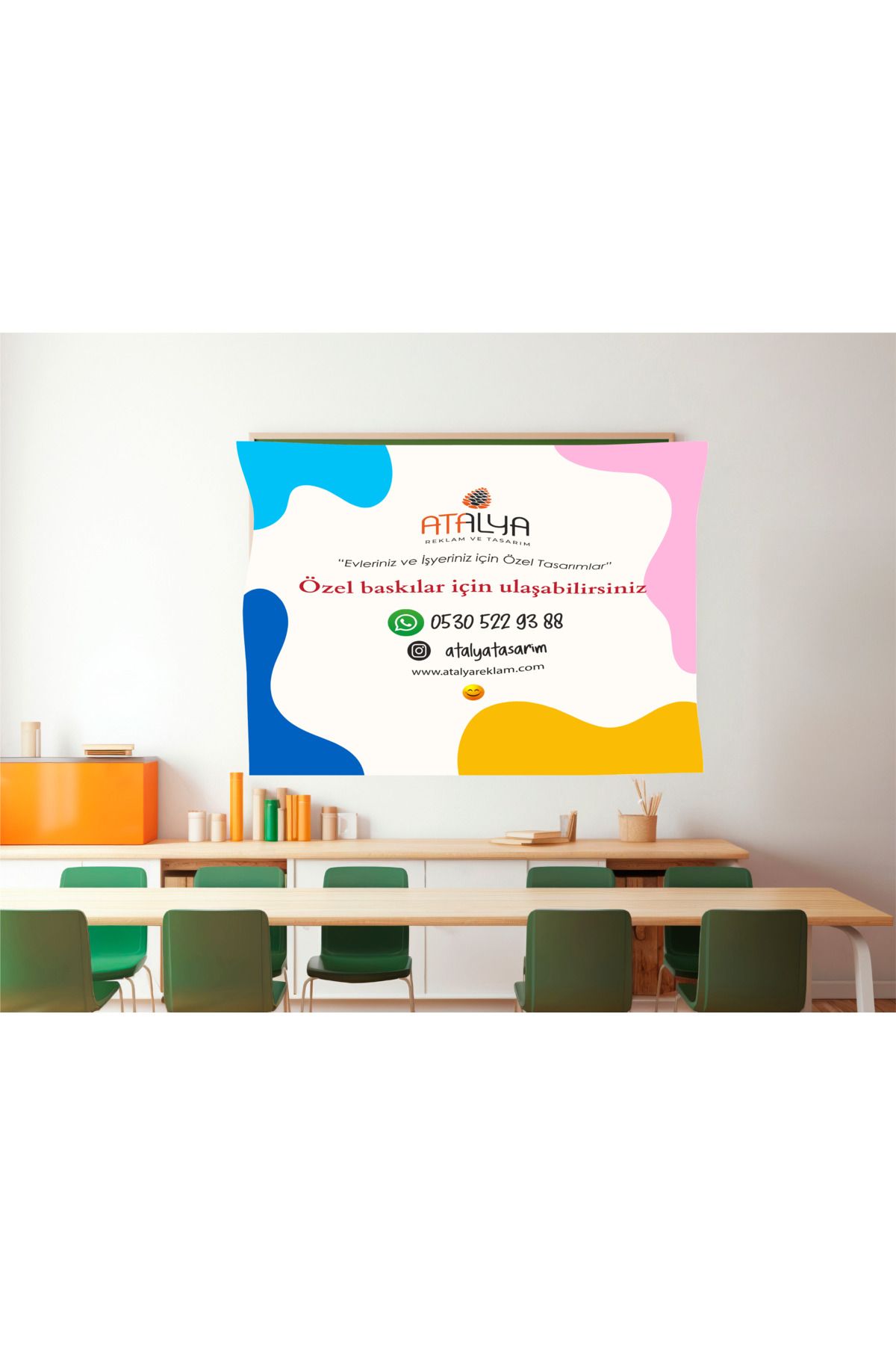 Atalya Reklam ve Tasarım-Carne Day Memory Canvas Fabric Print 3