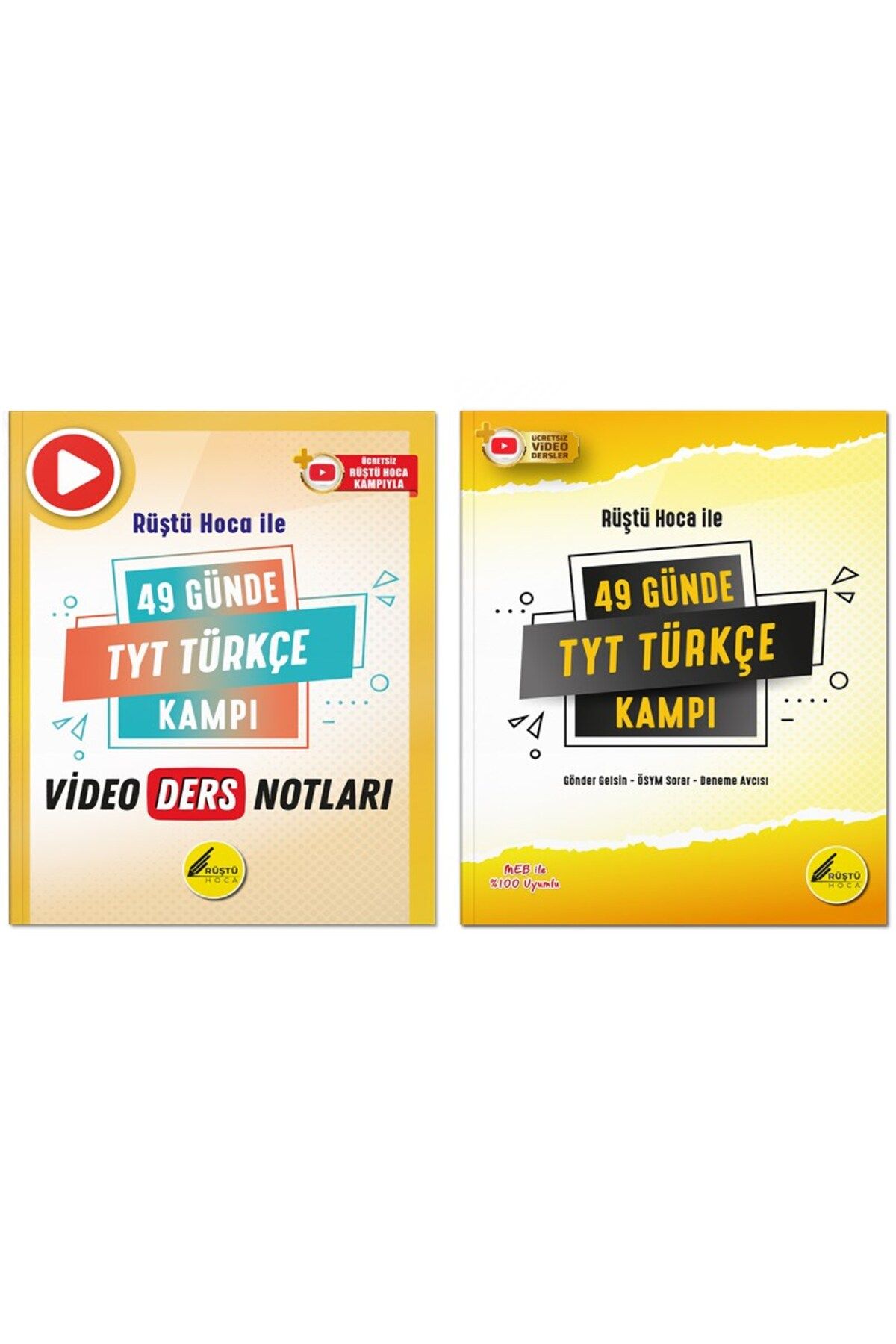 Rüştü Hoca 49 Günde TYT Türkçe Video Kamp Kitabı ve Ders Notları - Rehber Matematik