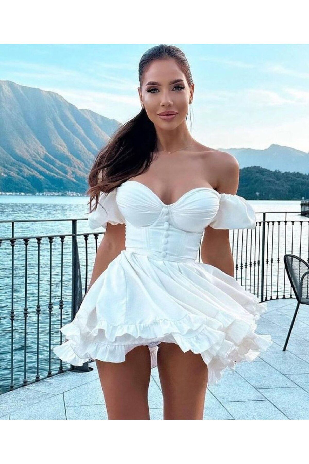 TAYT VEGAS BALON KOL ELBİSE
