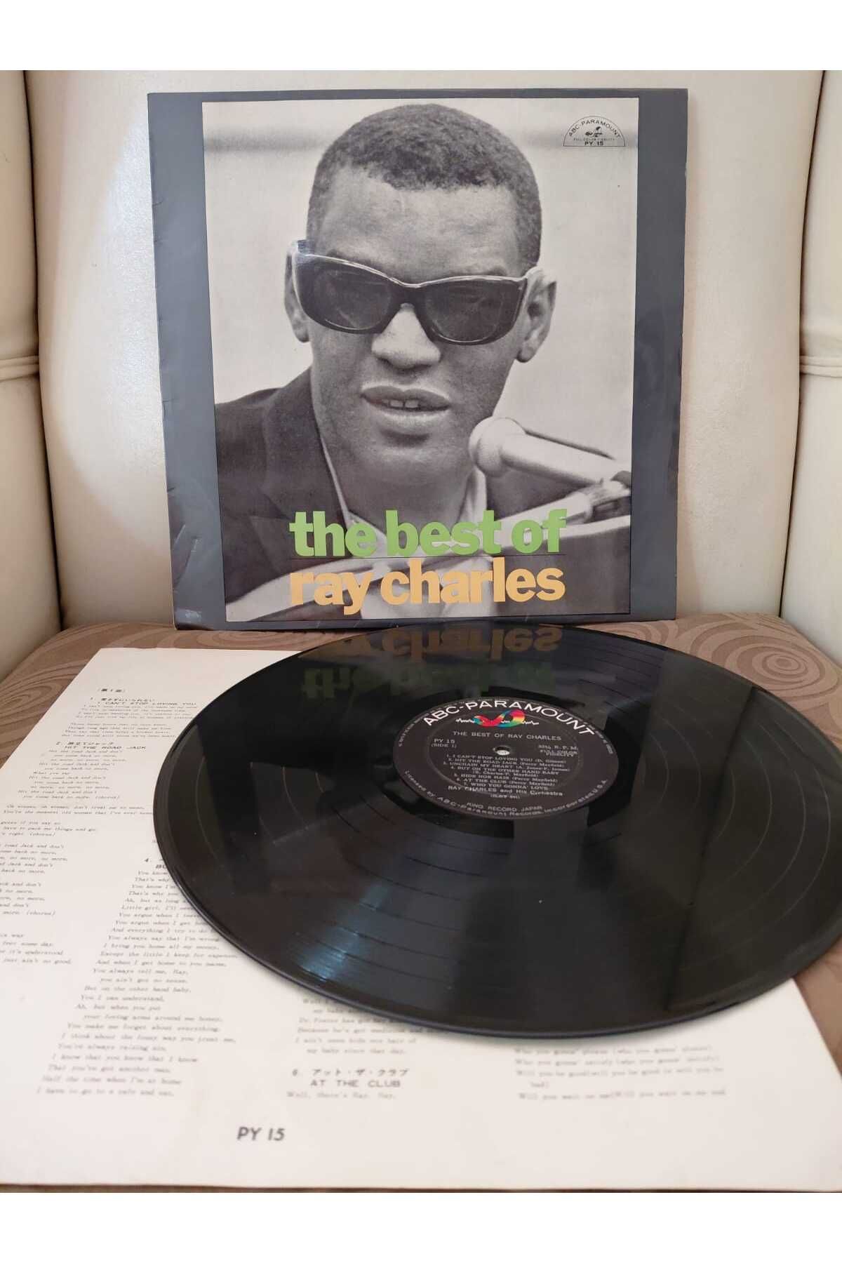 Plakperest Ray Charles – The Best Of - 1962 Japonya Basım LP Plak Albüm-2.EL