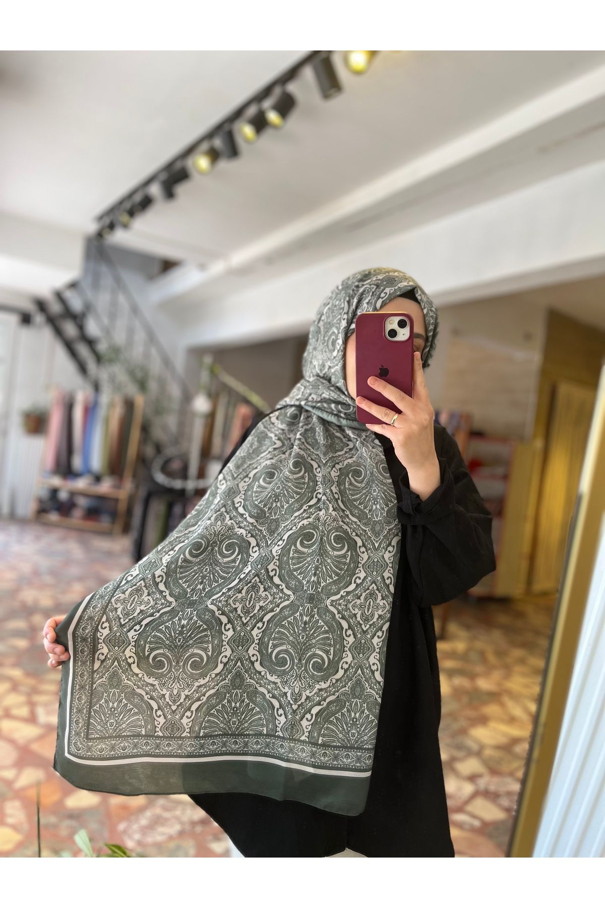Neva Etnik Desen Şal
