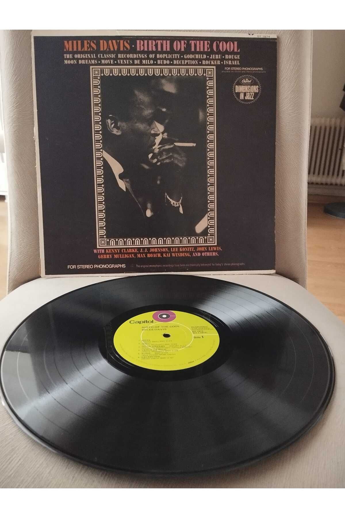 Plakperest Miles Davis ‎– Birth Of The Cool - 1969 Amerika Basım LP Plak -2.el