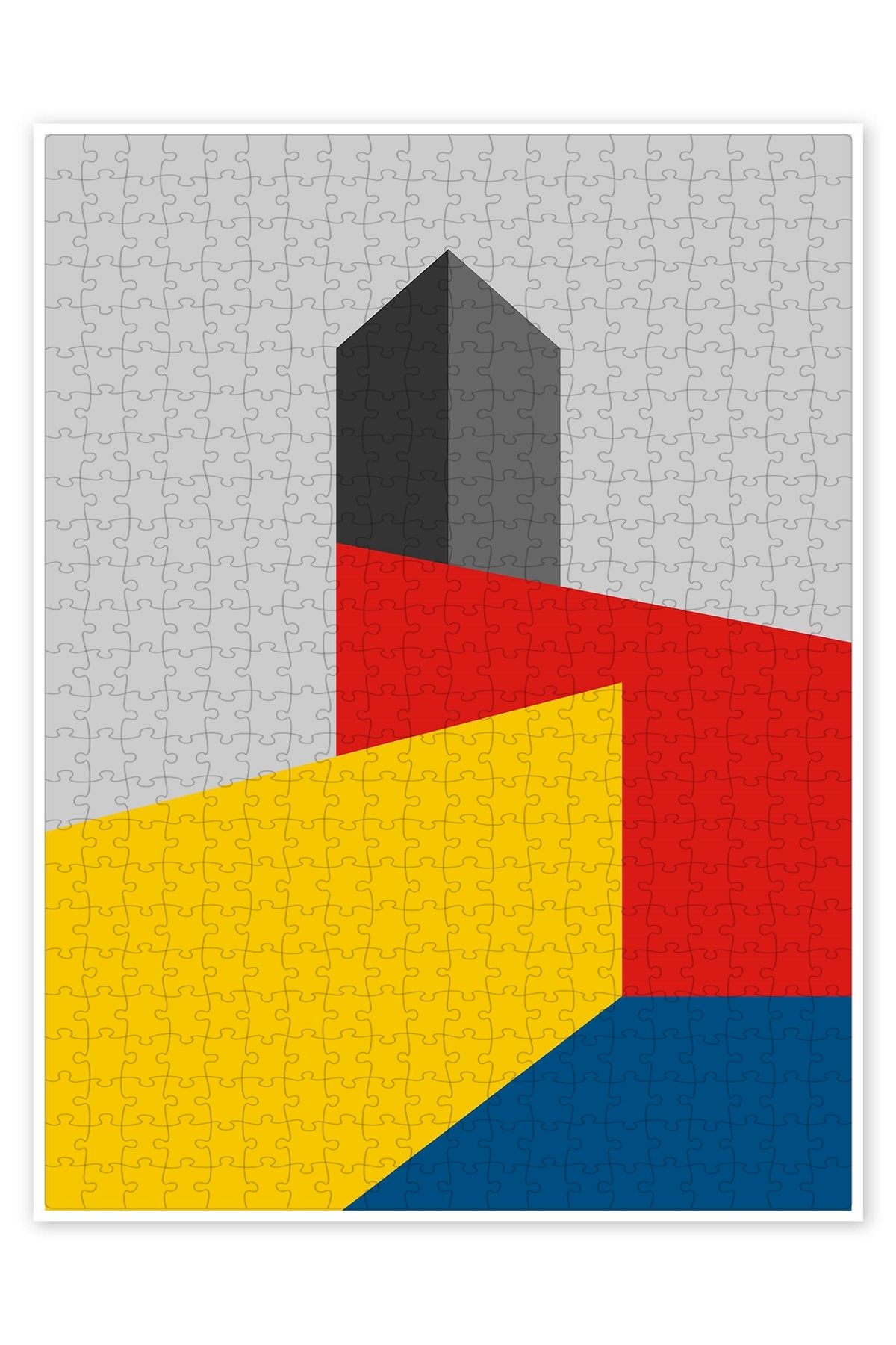 Jeronkarji Bauhaus Kulesi 500 Parça Puzzle Yapboz Bohem Soyut Sanat Temalı