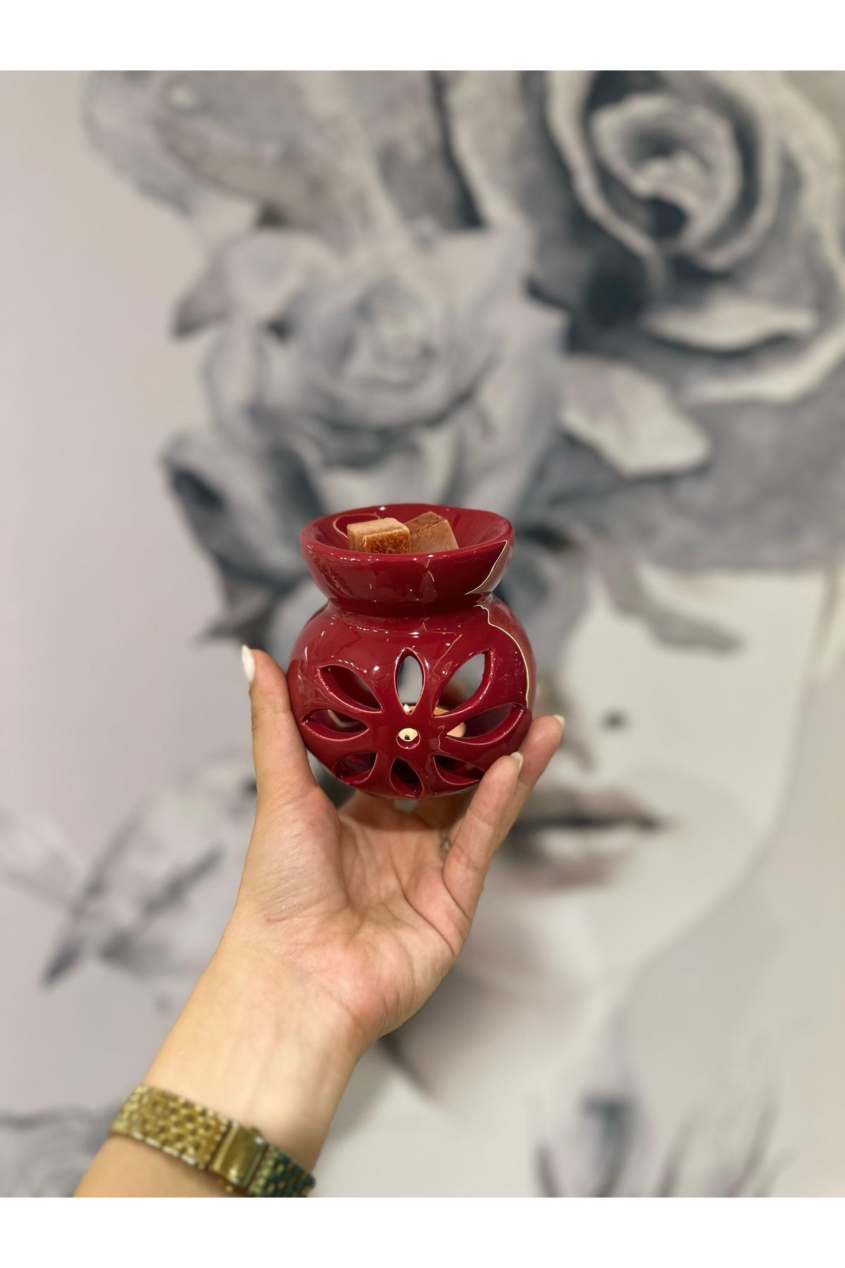 VelAsia Bordo Lotus Buhurdanlık