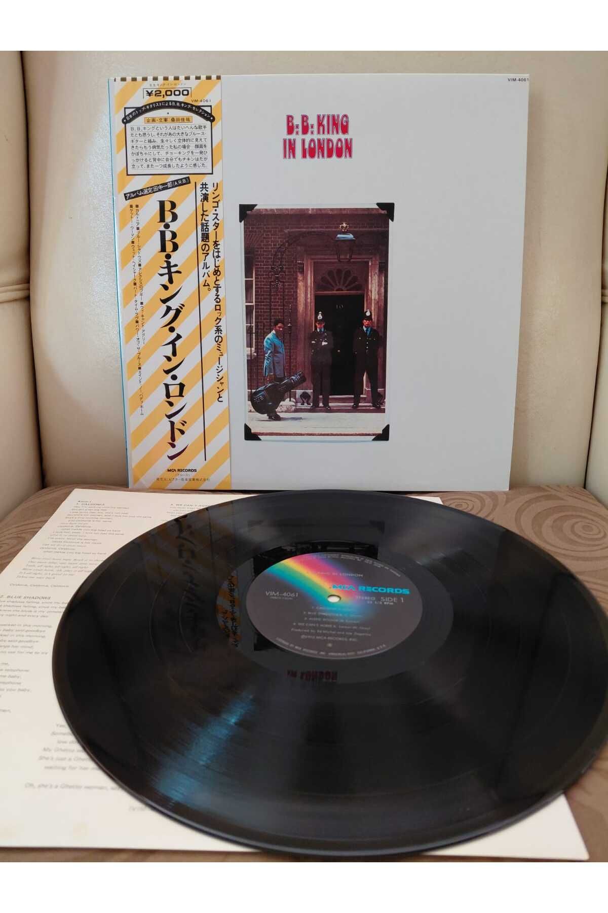 Plakperest B.B. King – In London - 1980 Japonya Basım LP Plak - Obi’li -2.el