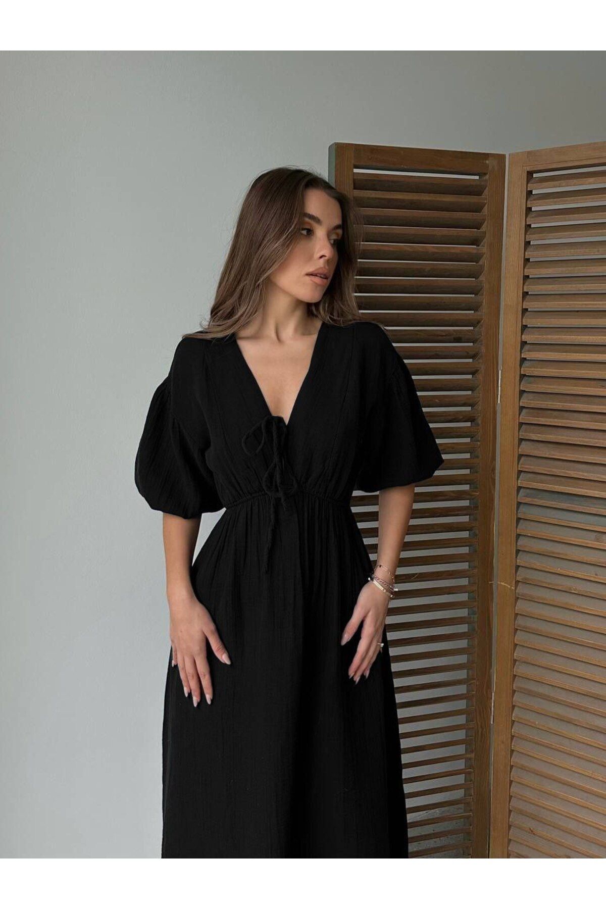 Sum V YAKA ELBİSE 👗