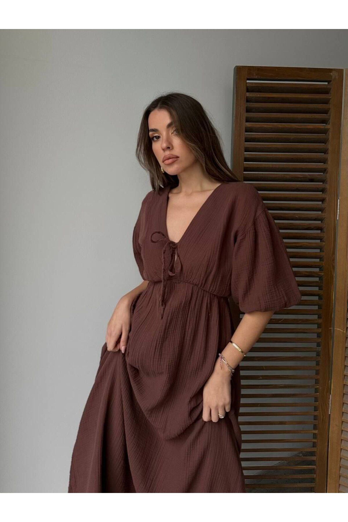 Sum V YAKA ELBİSE 👗