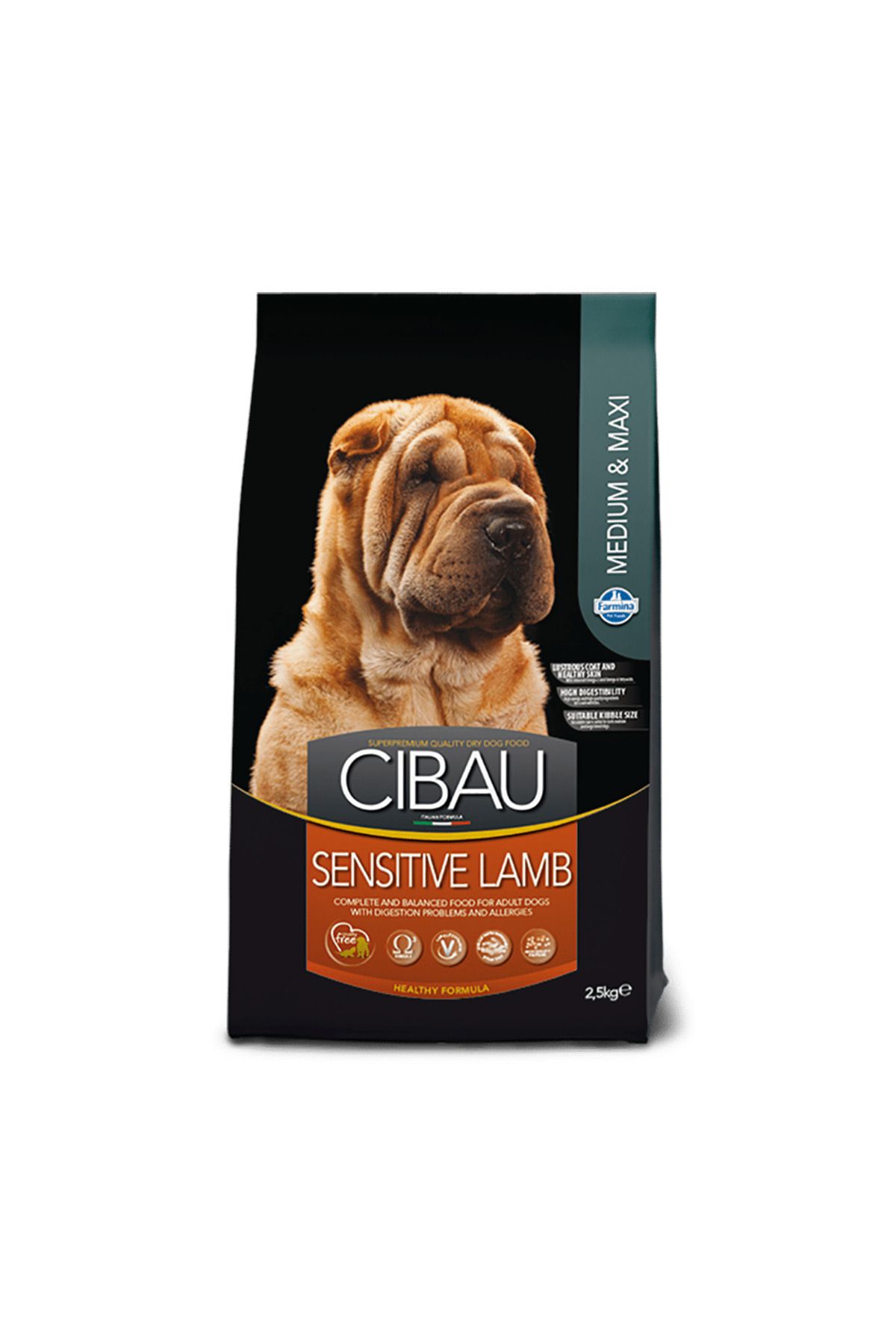 Cibau Sindirim Sistemi ve Cilt Sağlığı Destekleyici Köpek Maması 12 kg