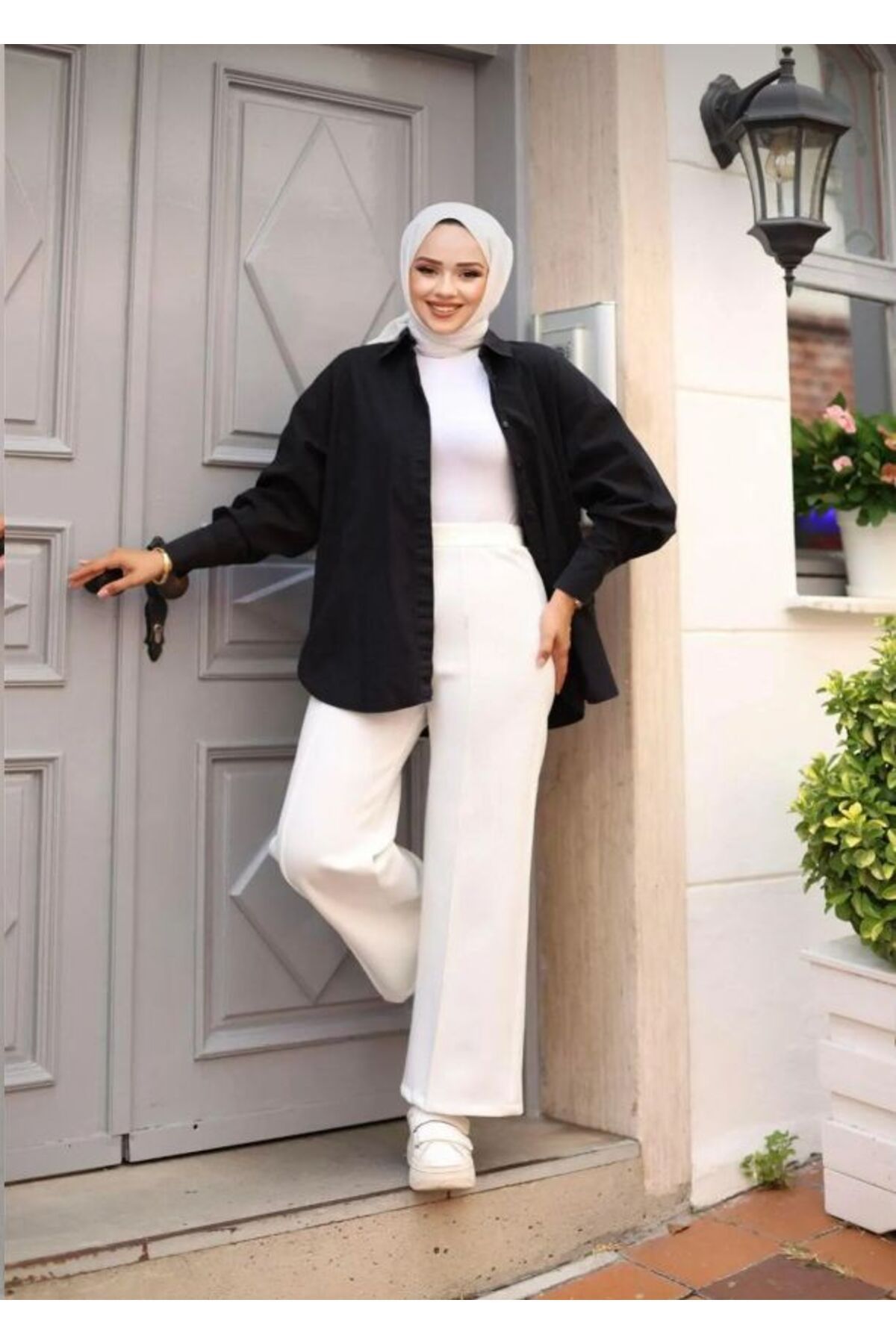 DEMOİSELLE Kadın Beyaz Scuba Pantolon