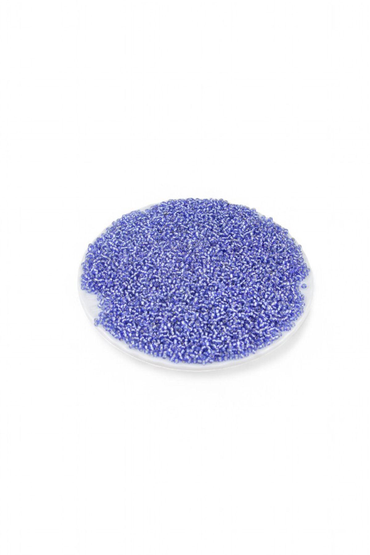Serhat Aksesuar ve El İşçilik Kristal Mavi (11/0) 2 mm Kum Boncuğu 100 gr