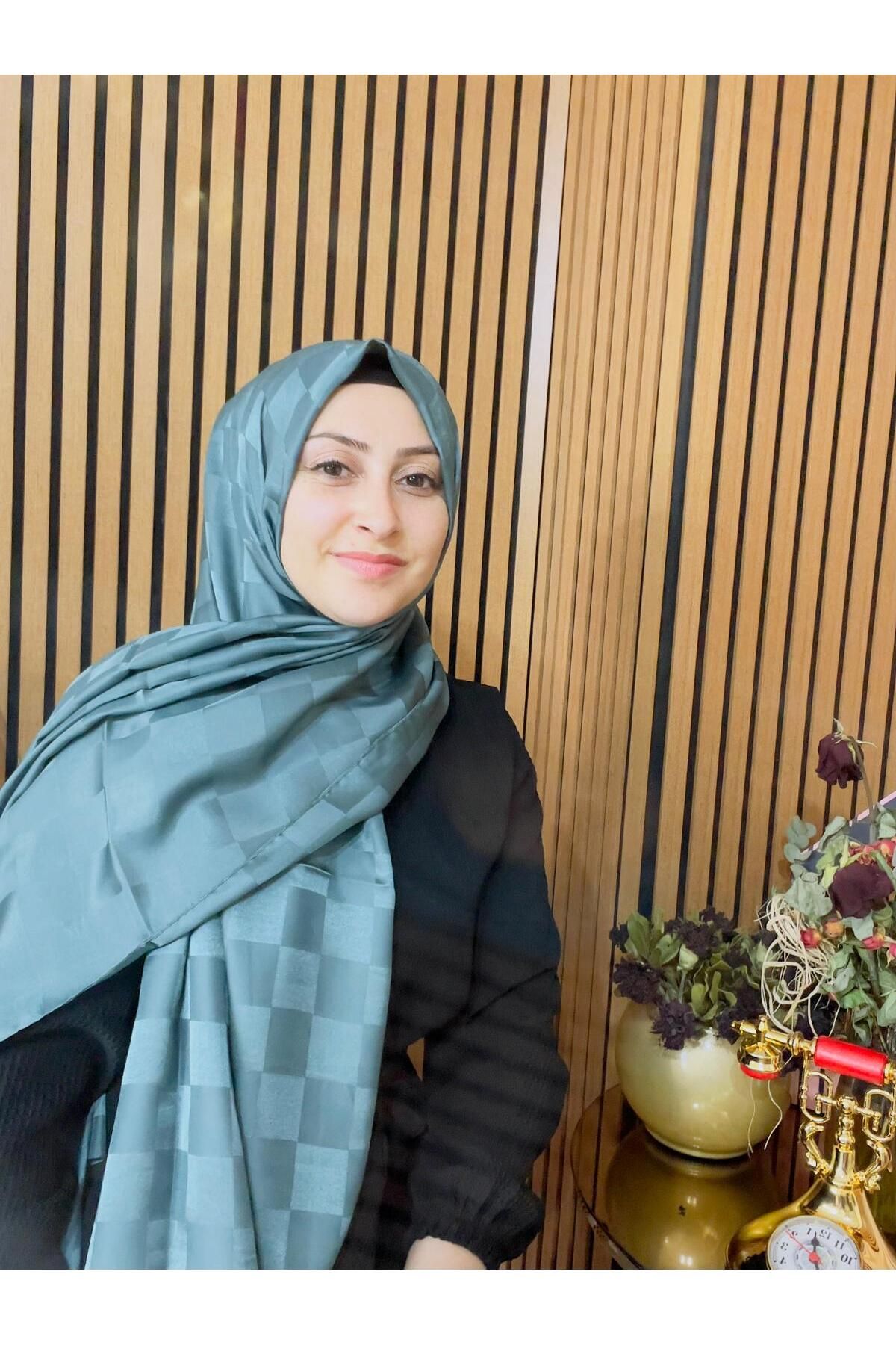 cananScarf Dama Desen İpeksi Jakar Şal