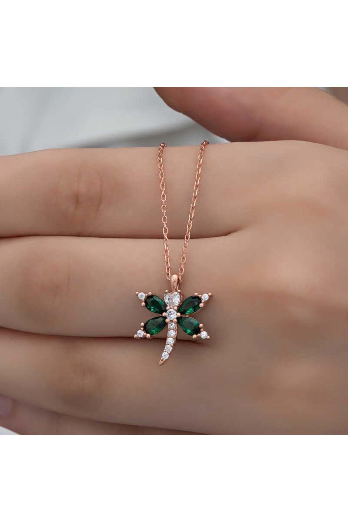 alsepeteavm Gümüş Rose Yusufçuk Kadın Kolye