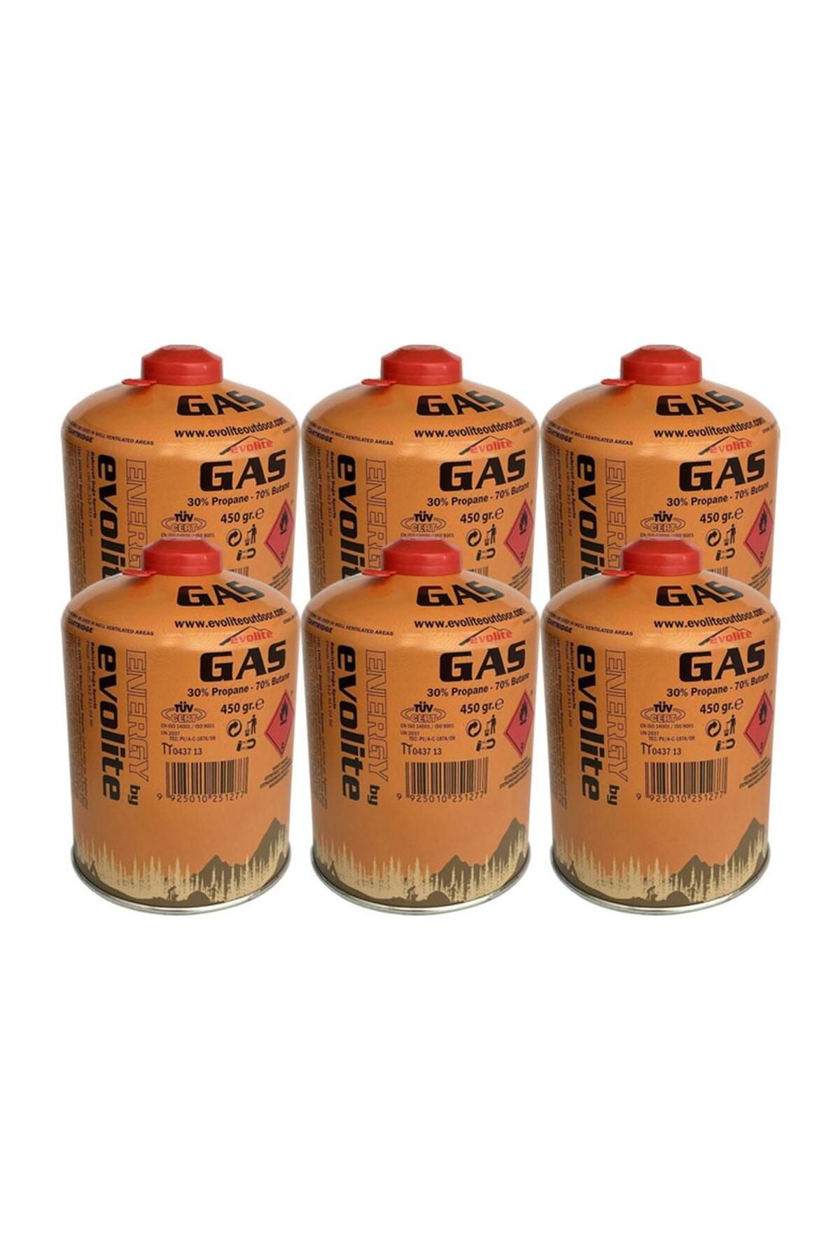 Evolite 450 Gr. Gaz Ocak Kartuşu 6 Adet EVO-011-A2