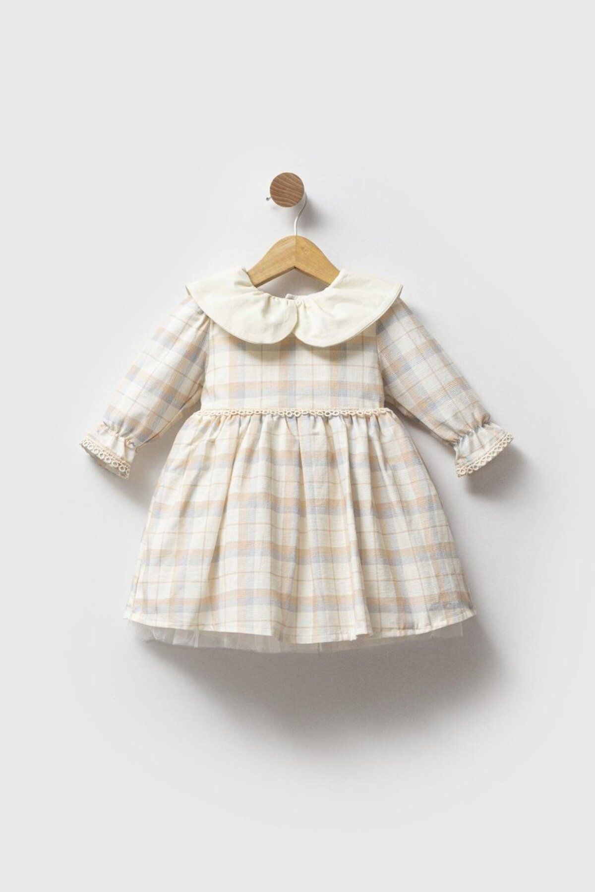 HAFY BABY Kareli Müslin Elbise - Desen 1