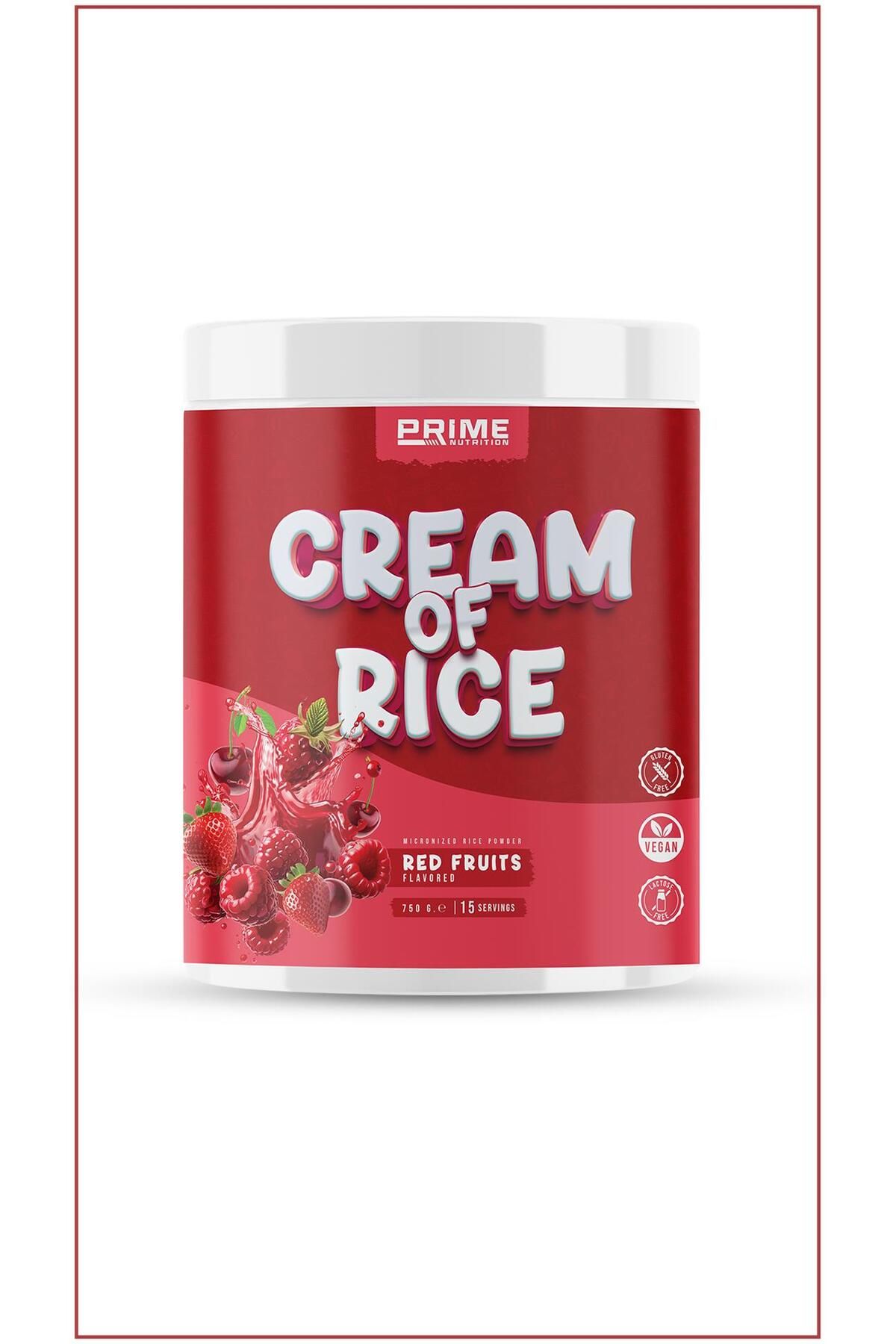 Prime Nutrition Cream Of Rice 750 gram Red Fruits (Kırmızı Meyve Aromalı)