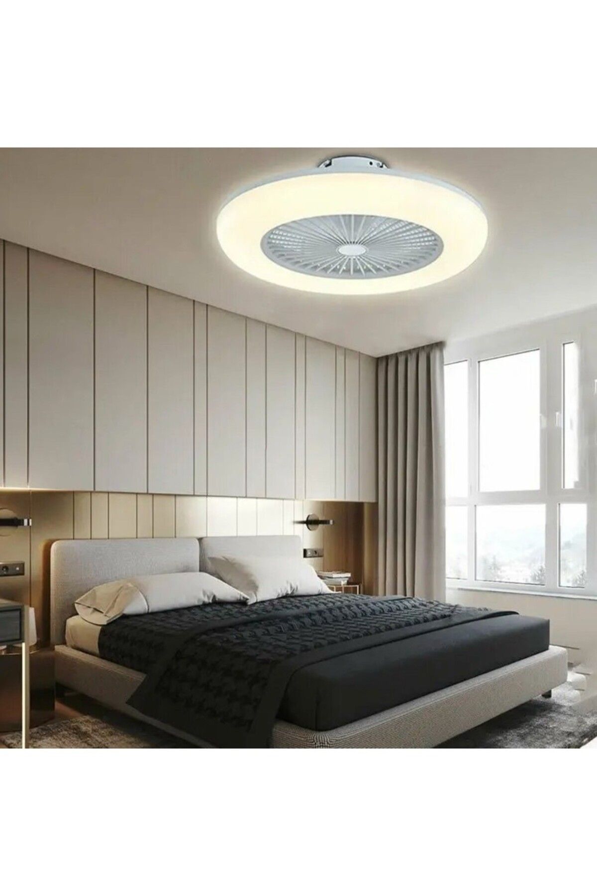 DİJİTA Tavan Vantilatör ve Led Lamba FN-990
