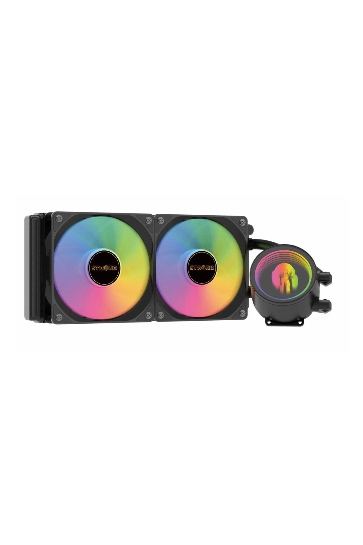 Strong Snowland First Rainbow Siyah 240mm İşlemci Sıvı Soğutma