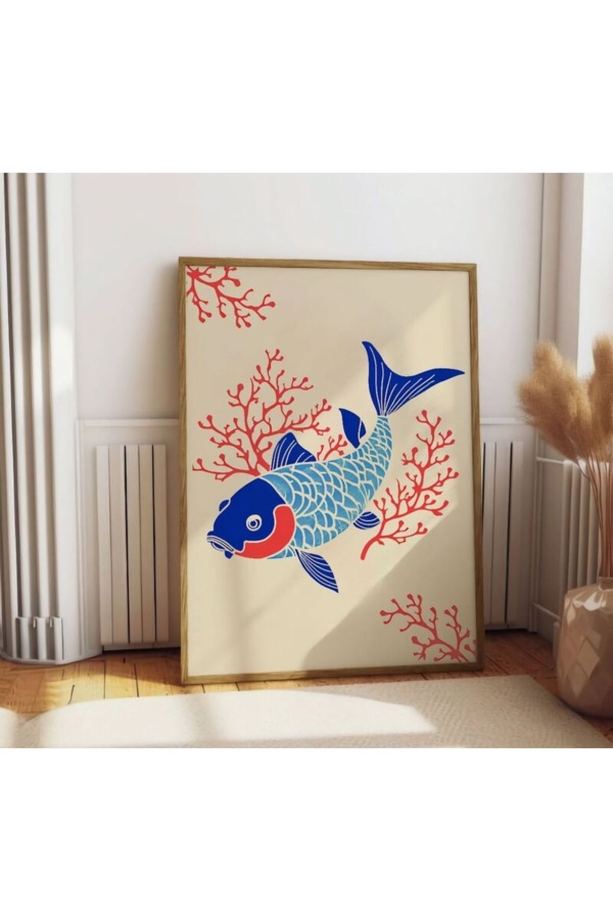 molisdesignco Koi Balık Poster, Çerçevesiz Poster