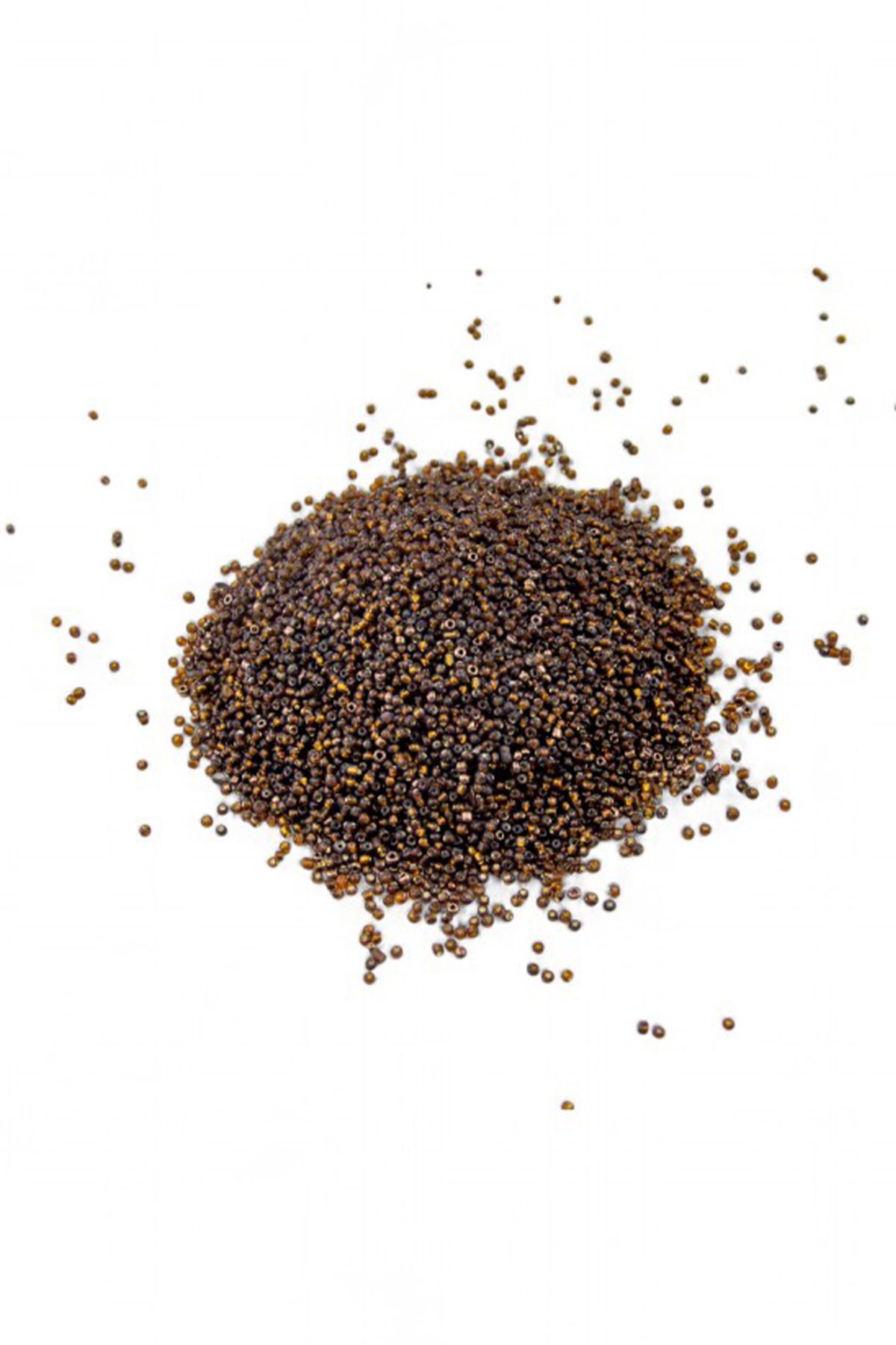 Serhat Aksesuar ve El İşçilik Kristal Kahve (11/0) 2 mm Kum Boncuğu 100 gr