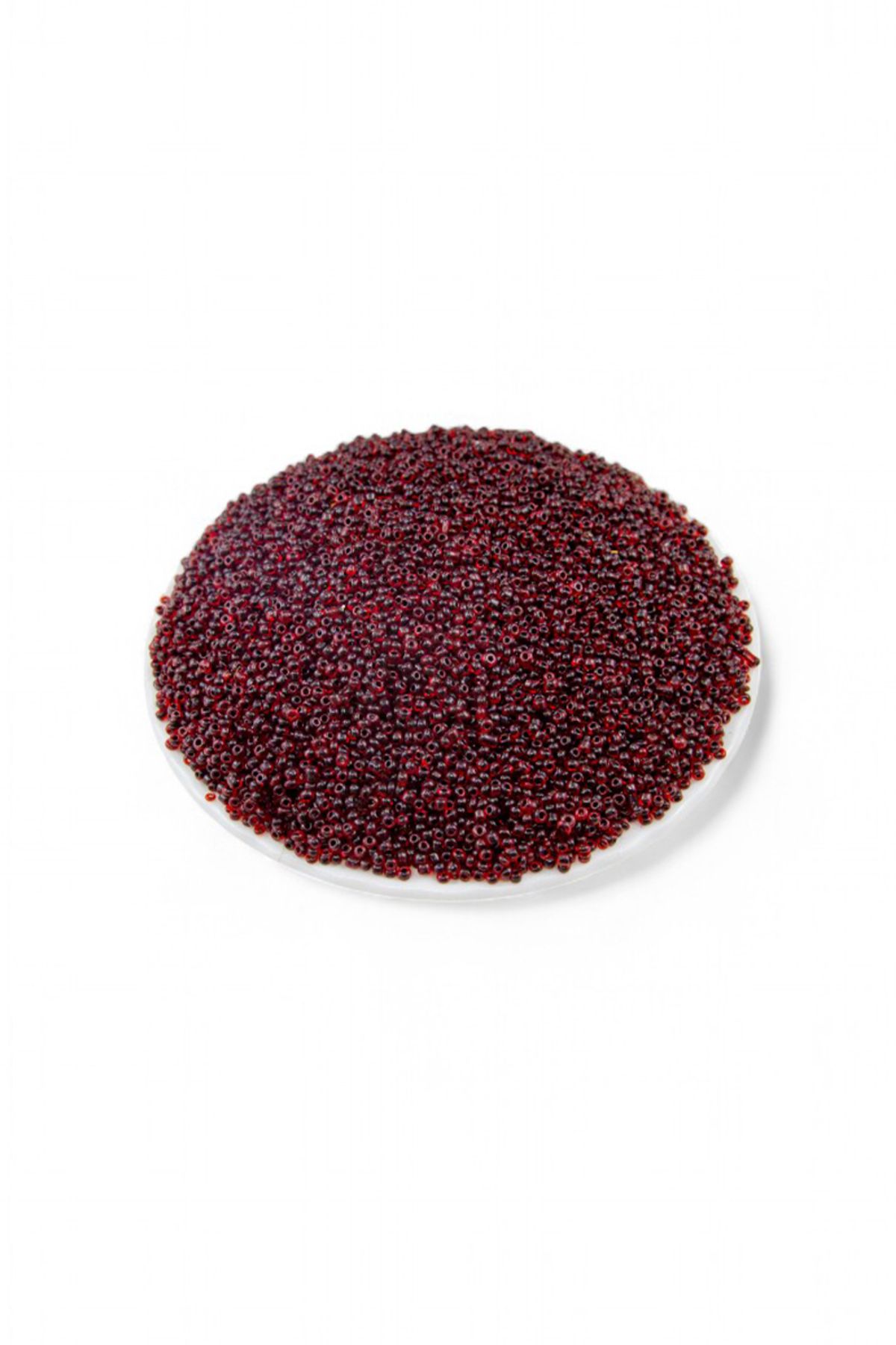 Serhat Aksesuar ve El İşçilik İçten Boyalı Kırmızı (11/0) 2 mm Kum Boncuğu 100 gr