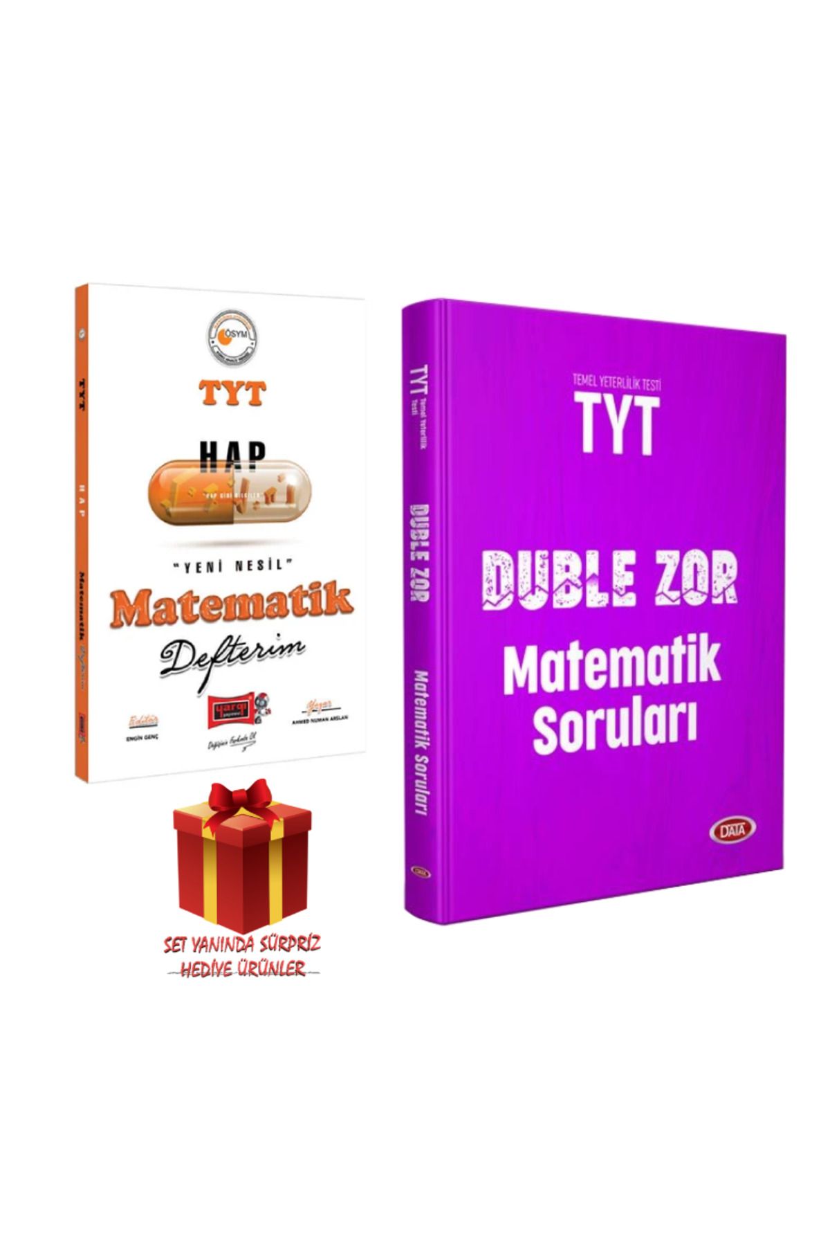 Yargı Yayınları TYT Matematik Defterim+ Data TYT Duble Zor Matematik Soru Bankası+ Hediye