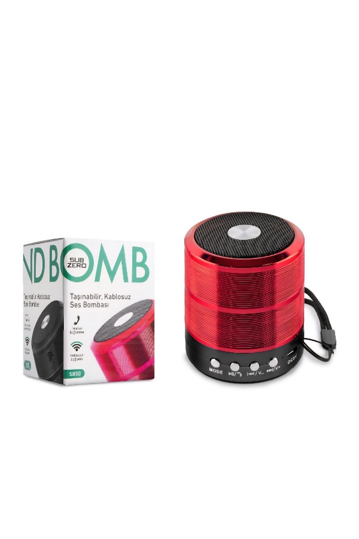 shop Sub zero usb /bt özellikli Şarjlı ses bombası