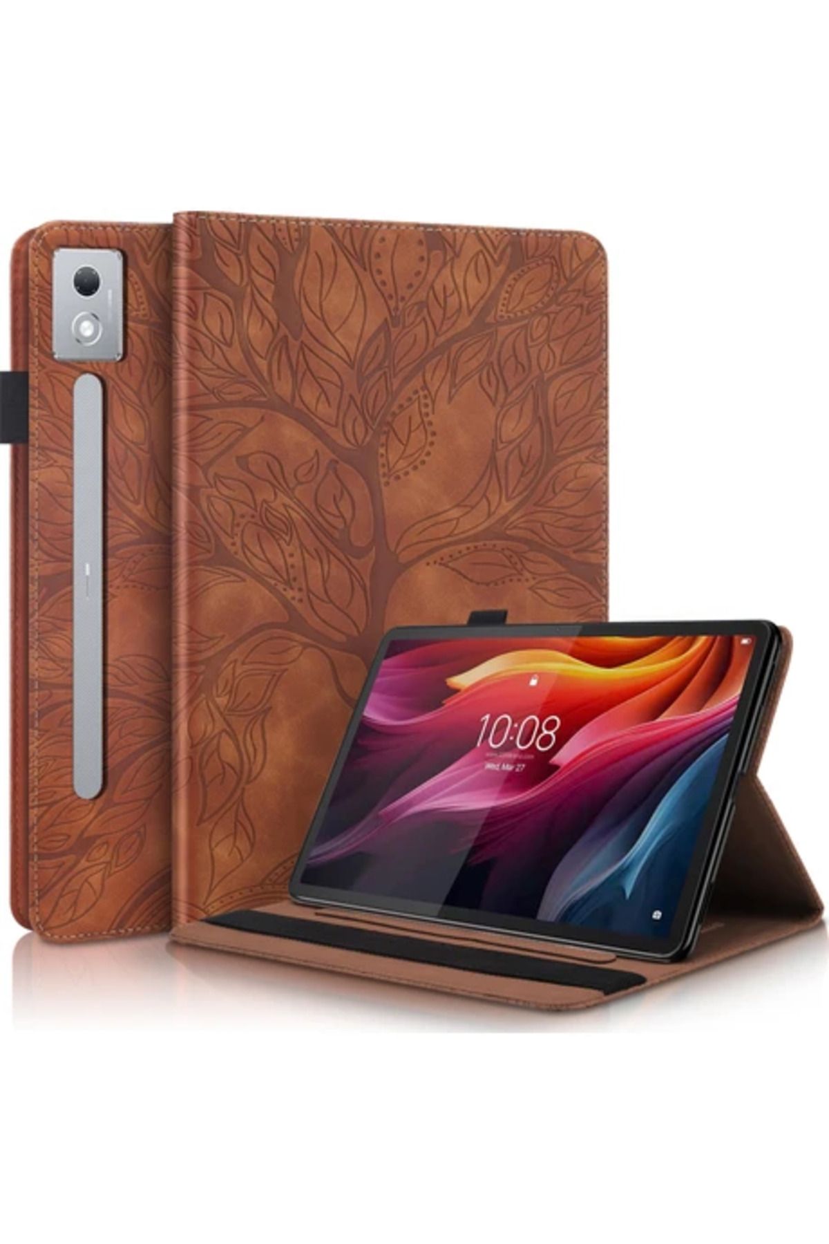Obay Puluzdg Tab P12 / Xiaoxin Pad Pro 12.7 2025 Için Deri Kılıf