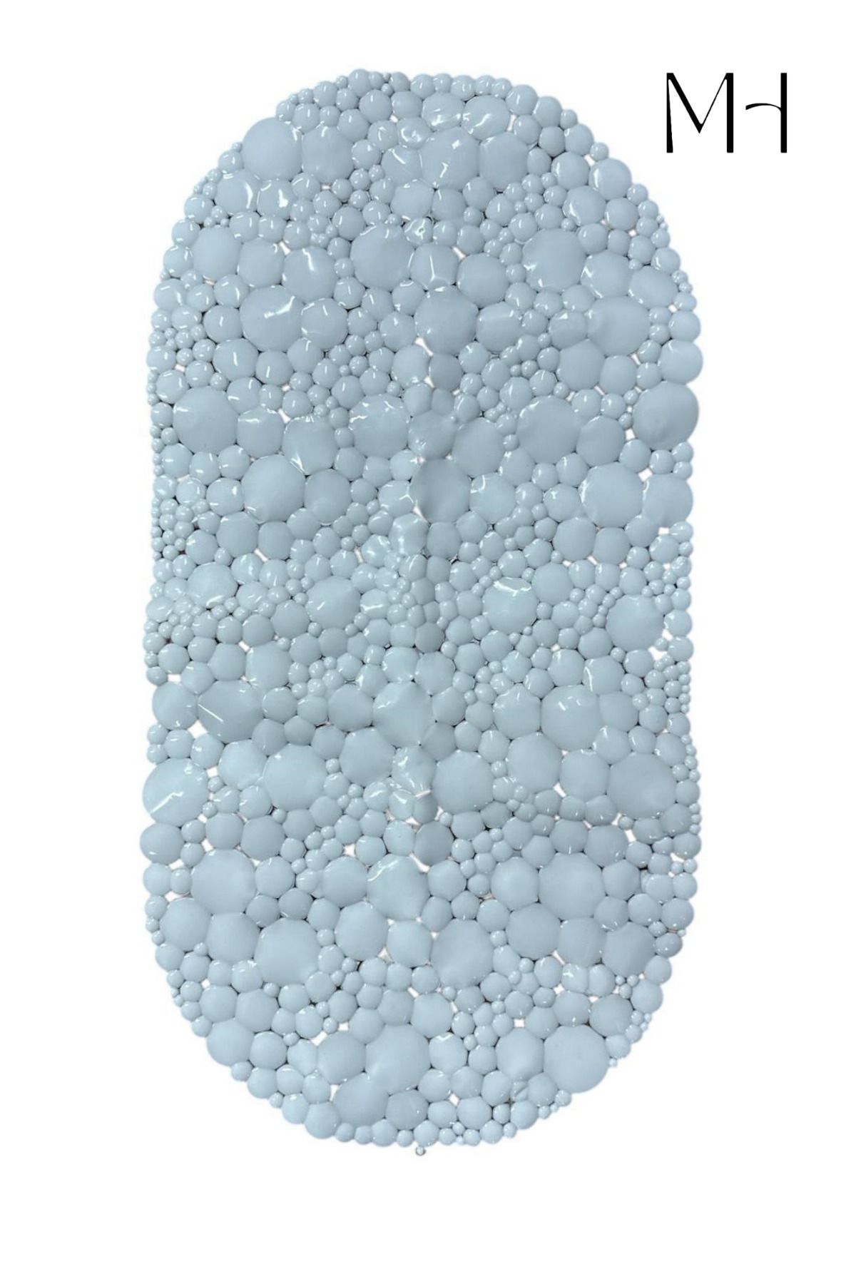 Makri Vakumlu Lüks Banyo Paspası 65x35 cm – Kaymaz ve Su Geçirmez (Beyaz / Krem / Kahverengi / Gri)