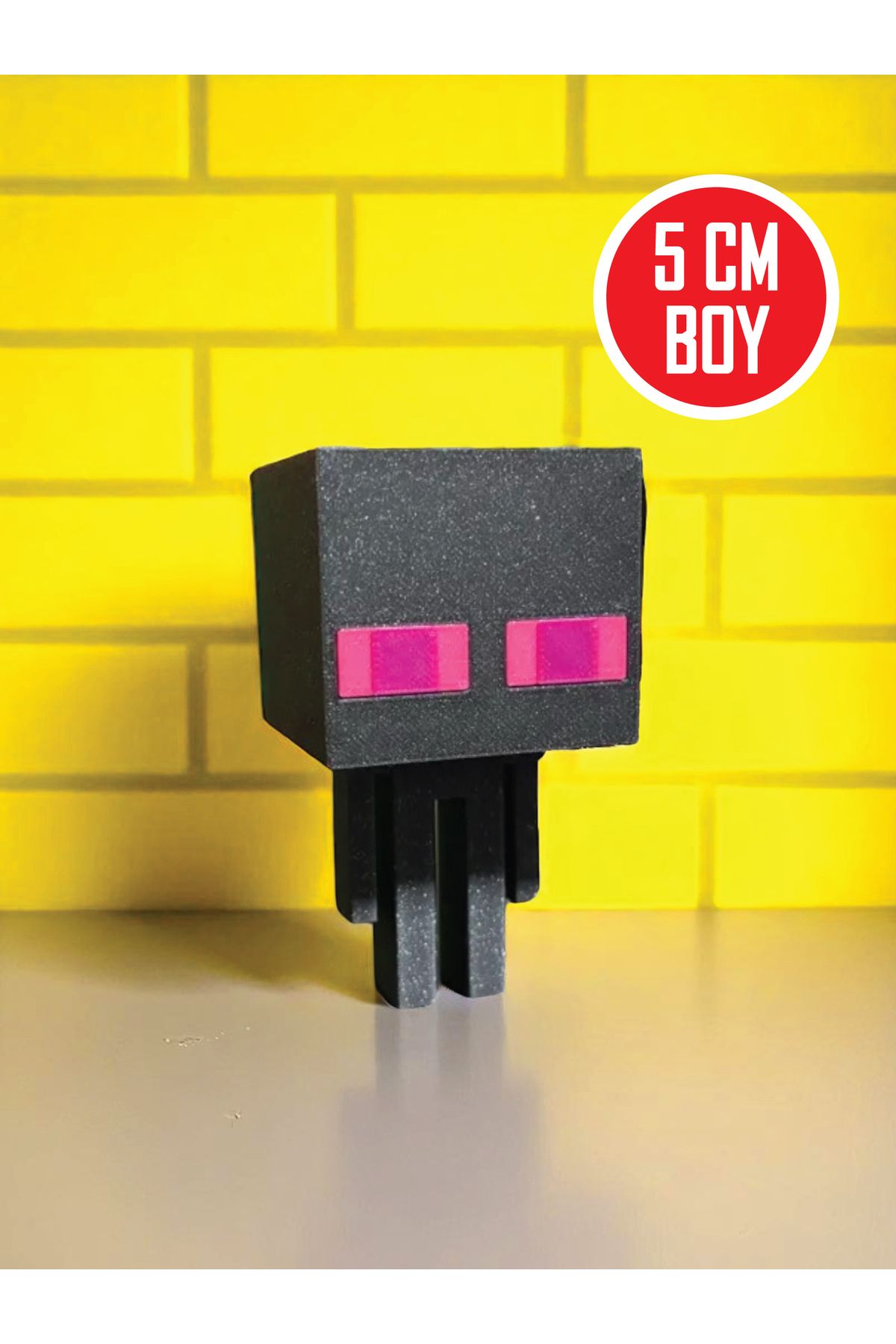 GiginGo Minecraft Mini Enderman - Minecraft Sevimli Enderman Figürü - 5 CM