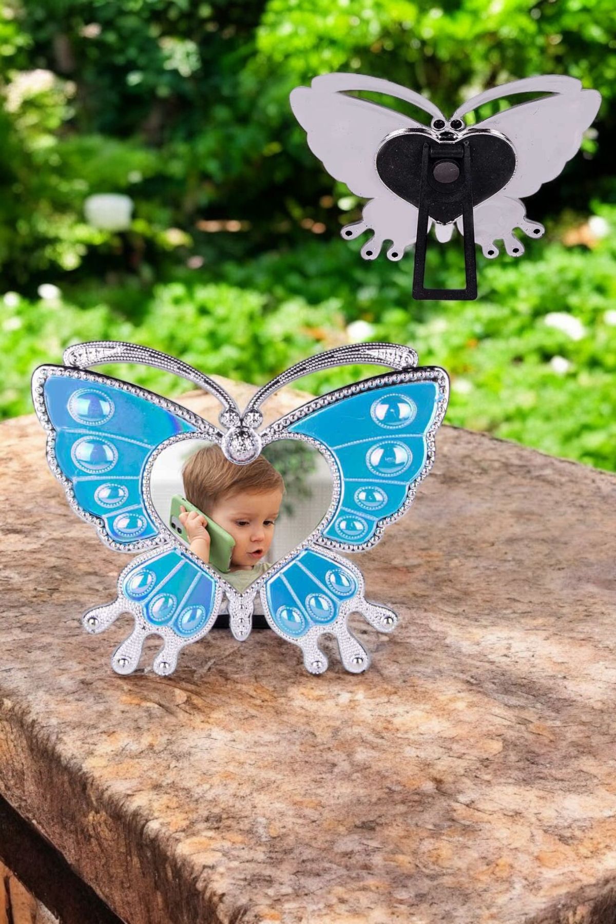 Gzl55 Fotoğraf çerçeve Büyük Kelebek Magnet Çerçeve