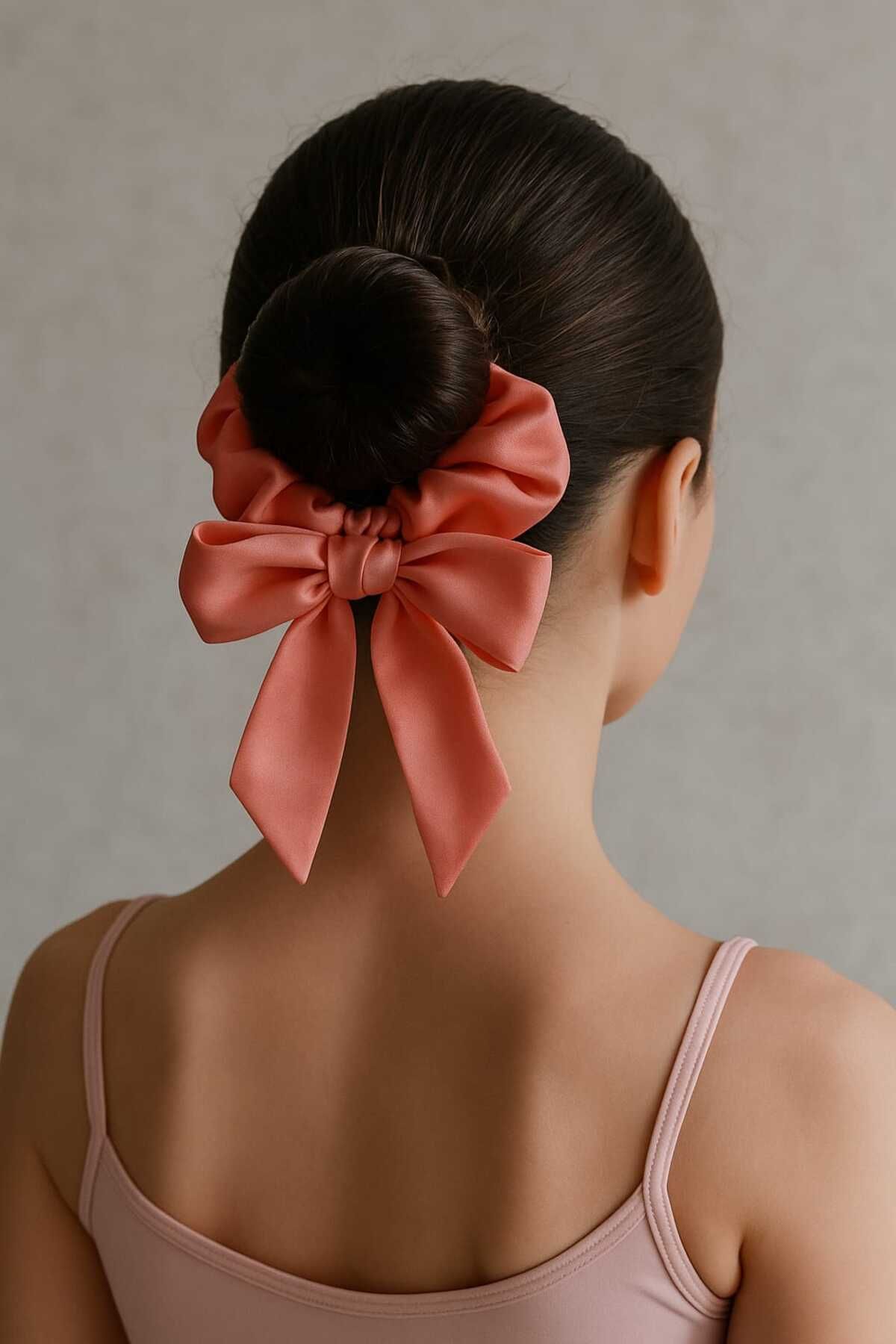 No Name Atelier Saten Saçı Acıtmayan şık Lastikli Scrunchie Toka
