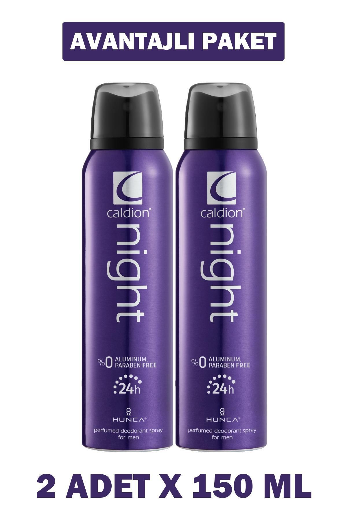 Caldion Night Deodorant Erkek 150 ml 2 Adet