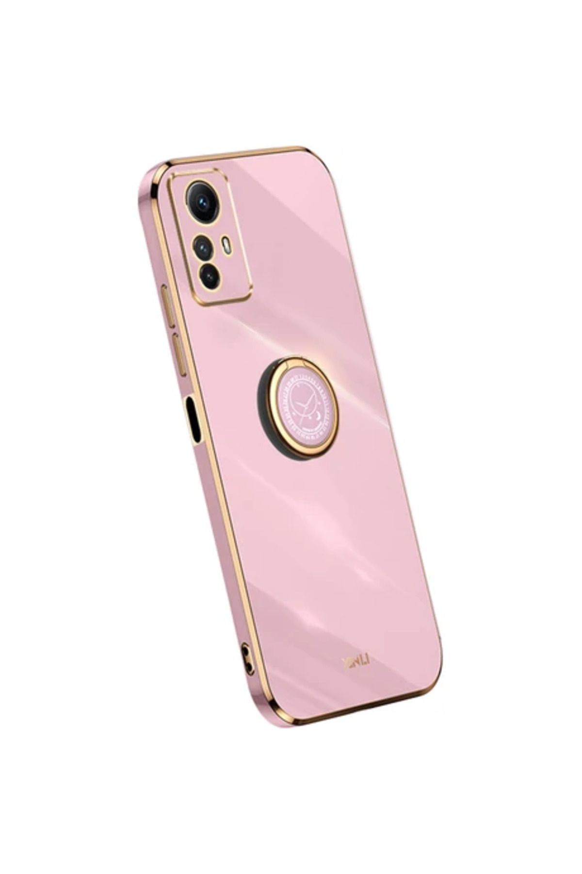 Obay 4U Sky Için Xinli Not 12S 4g Yüzük Kickstand Tpu Telefon Kapağı Elektrumanlı Telefon Vaka-Doğru