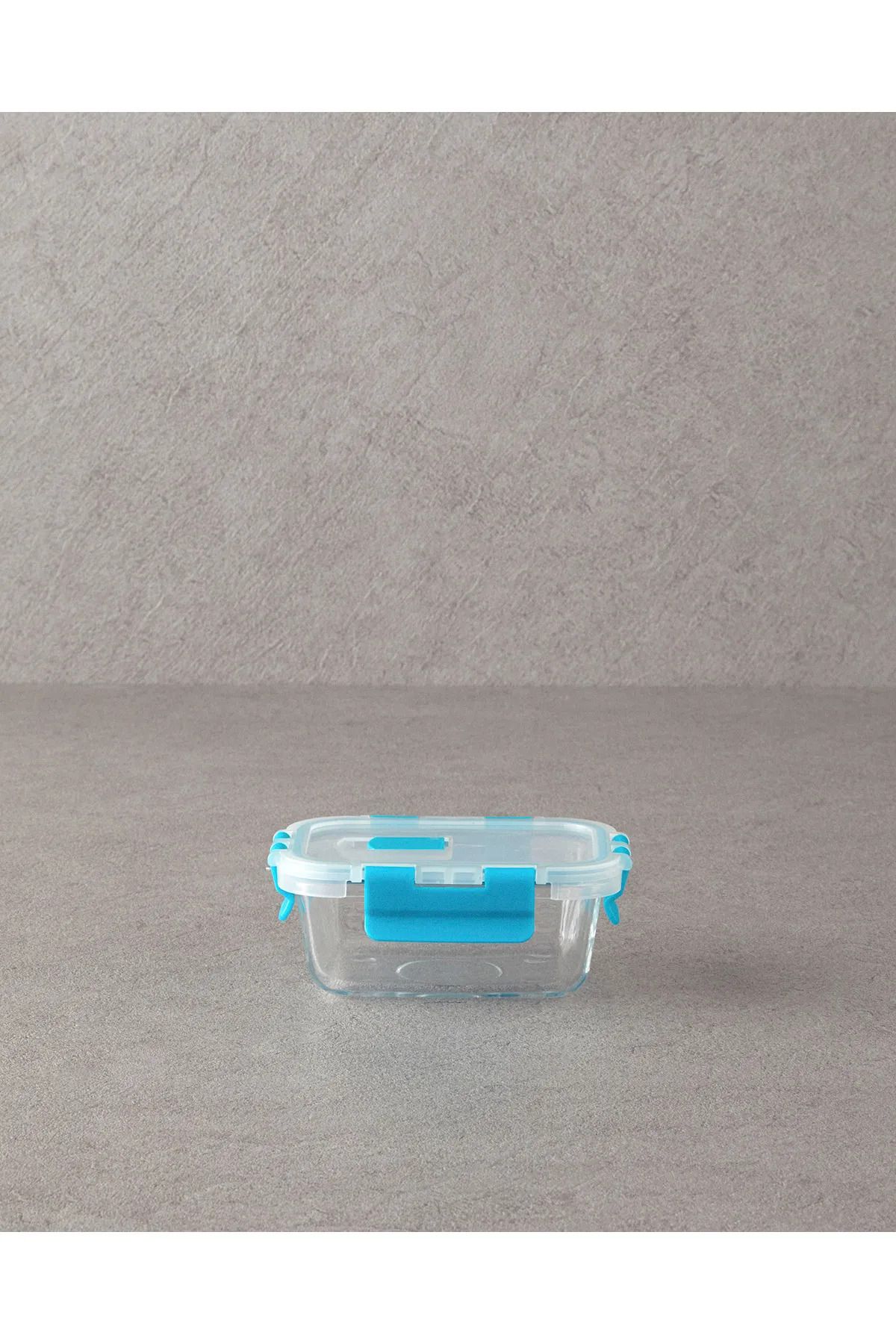 English Home Lock&Fresh Cam Saklama Kabı Mavi - 400 ml