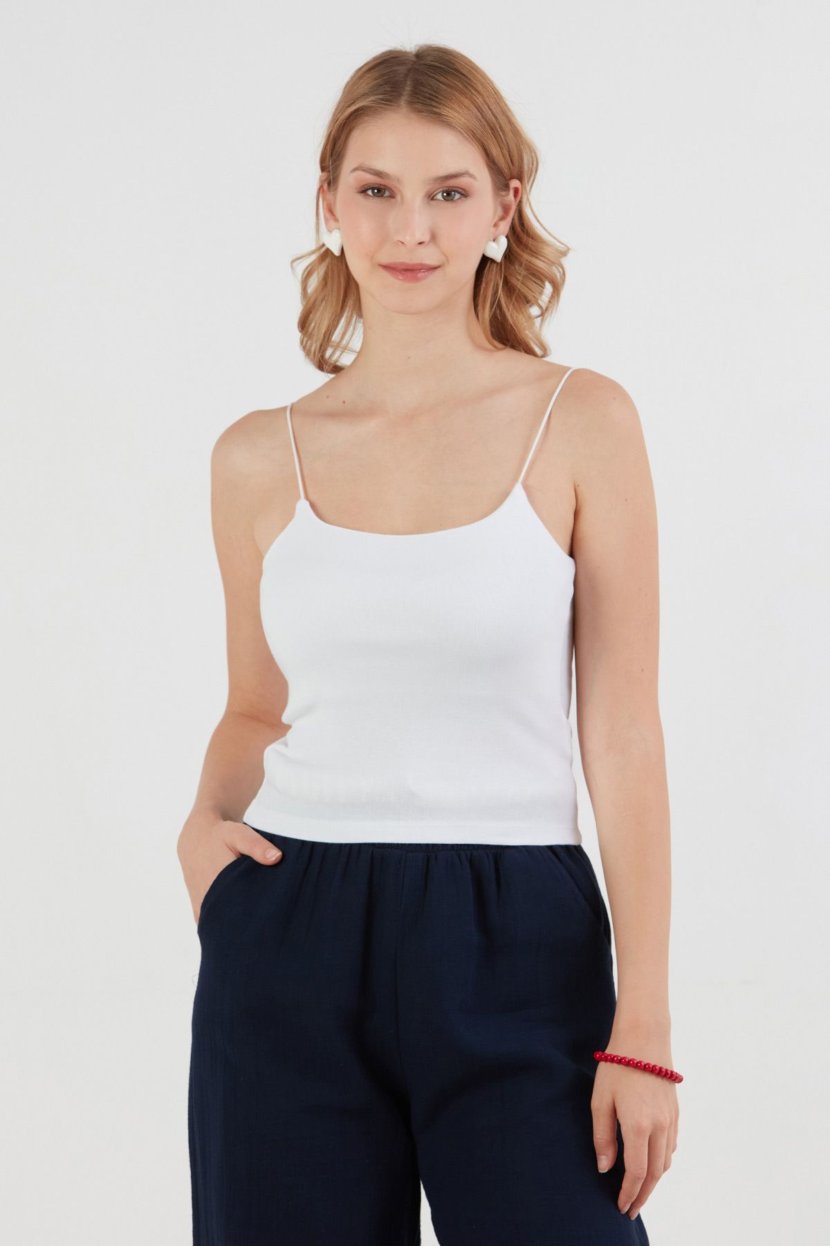 Fulla Moda Basic İp Askılı Modal Body